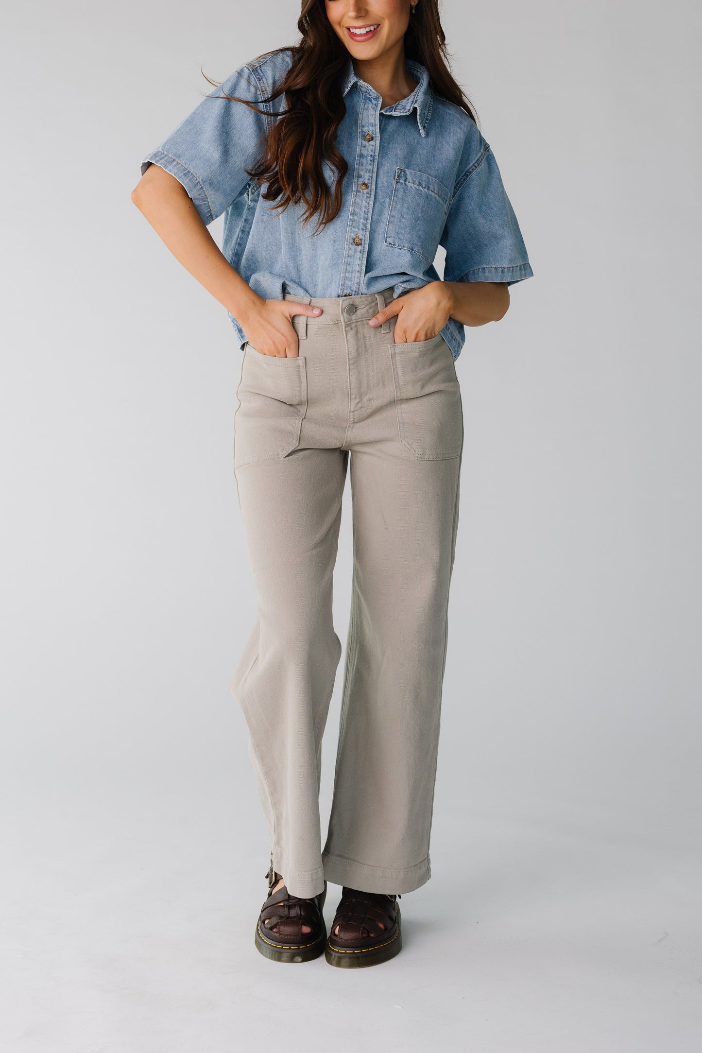 Wide Leg Utility Pant WOMEN'S DENIM Just Panmaco Inc.