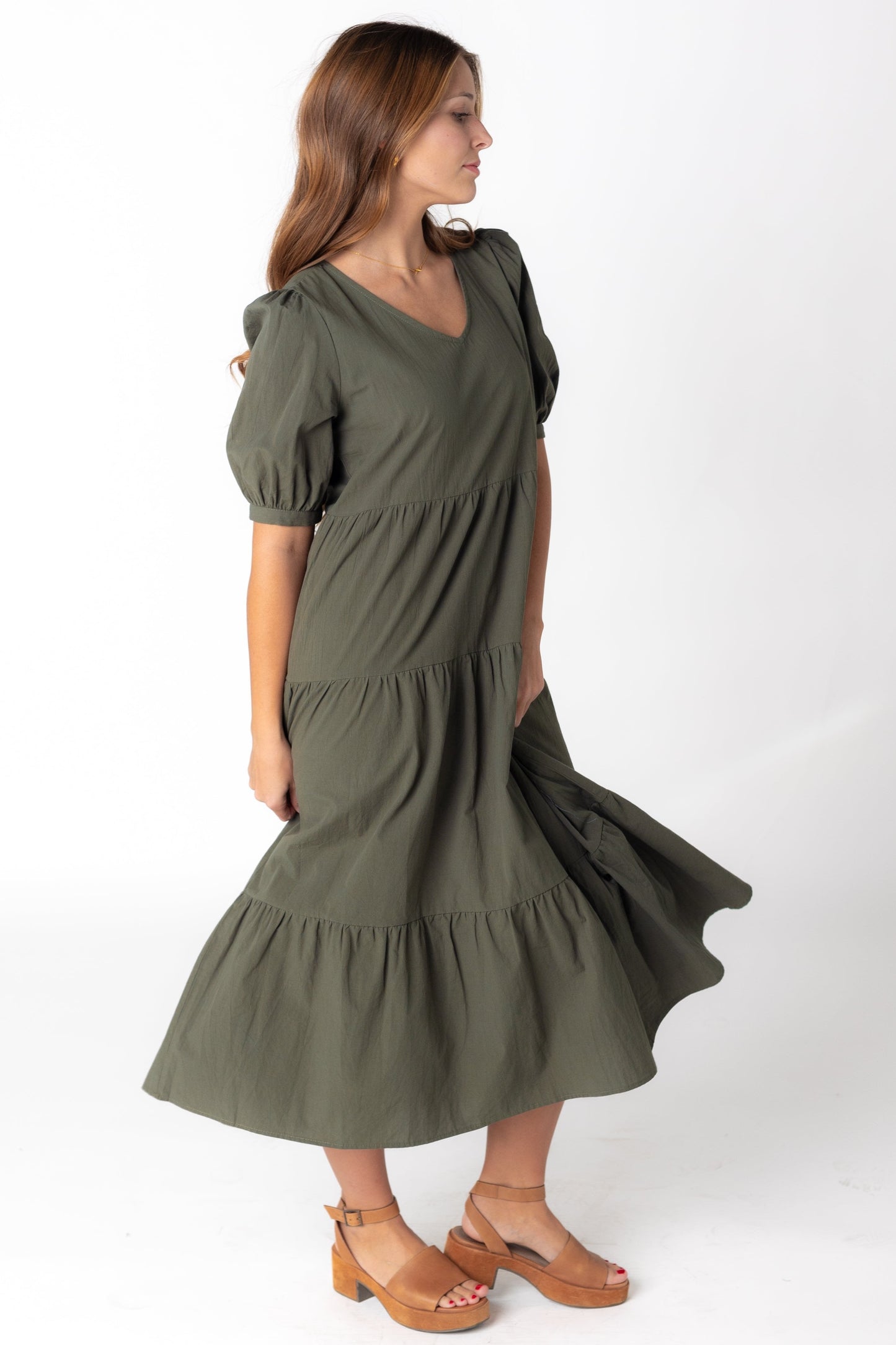 Brass & Roe Jayden V-Neck Dress WOMEN'S DRESS brass & roe