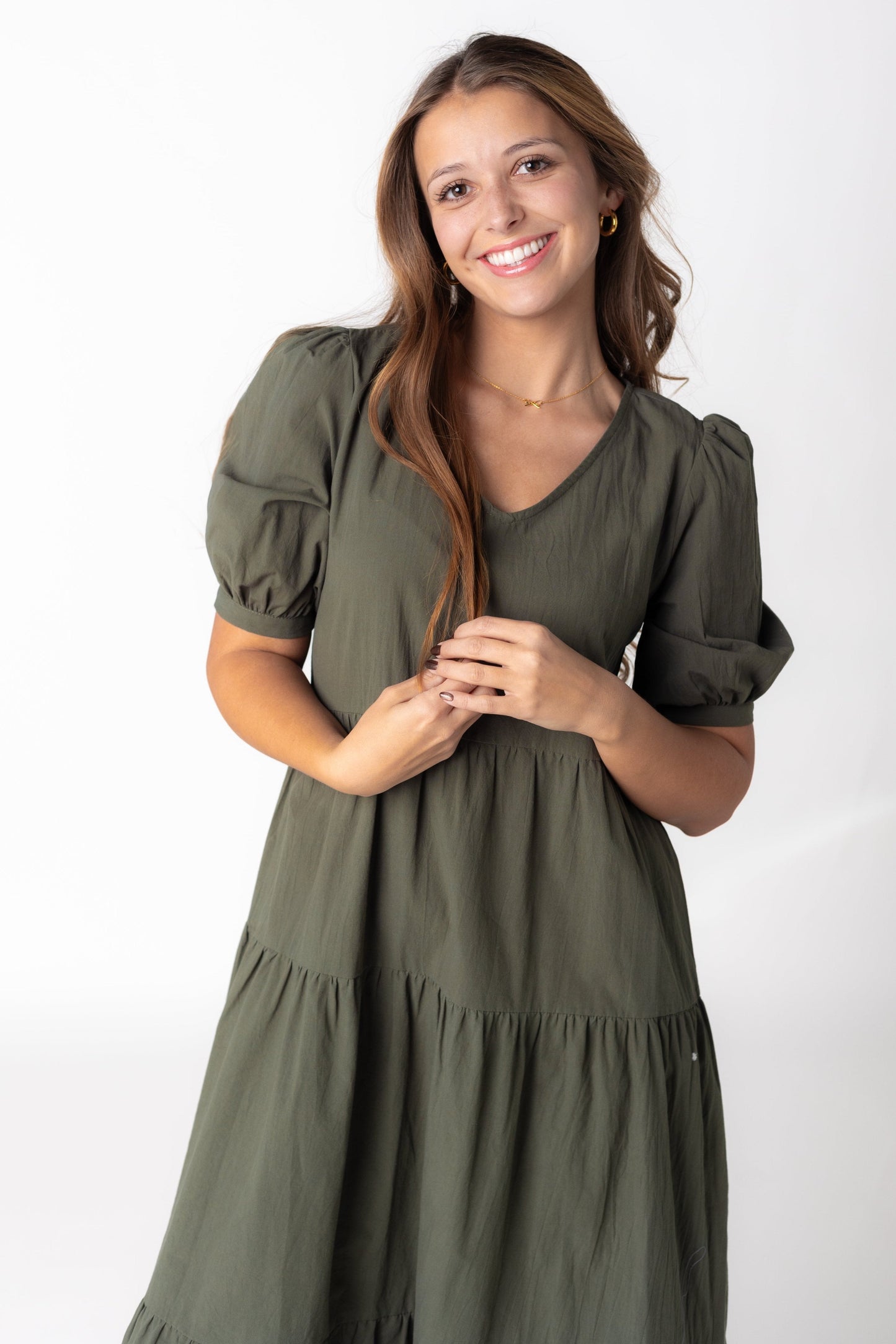 Brass & Roe Jayden V-Neck Dress WOMEN'S DRESS brass & roe
