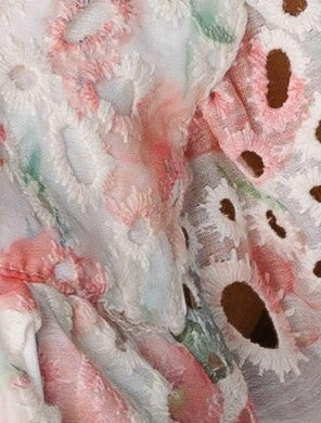 Brass & Roe Forever Eyelet Blossom Print Dress WOMEN'S DRESS brass & roe