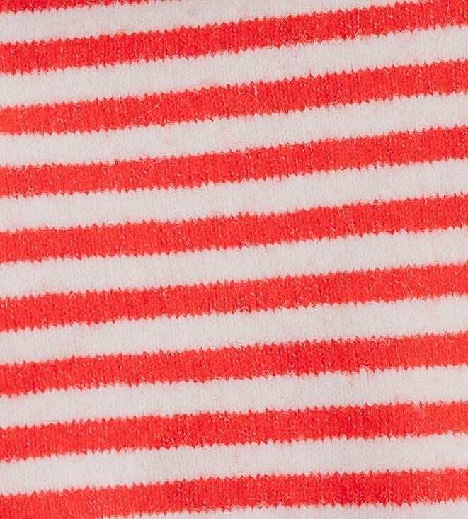 red stripe swatch