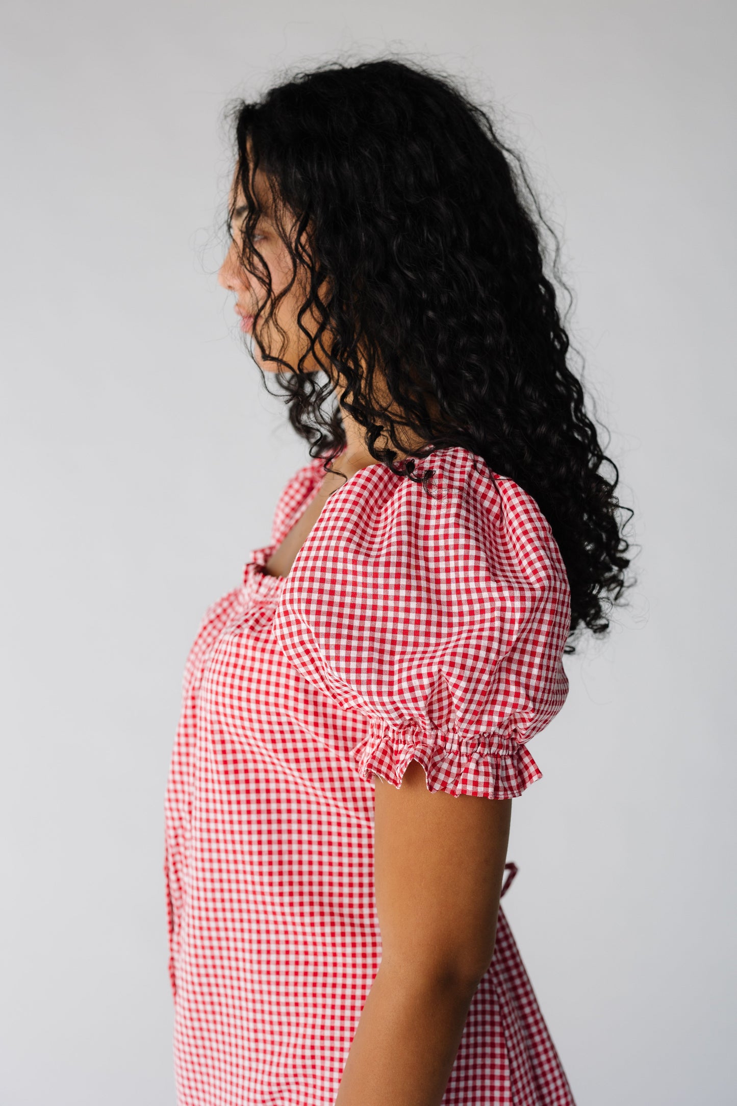 Margo Gingham Puff Sleeve Maxi Dress WOMEN'S DRESS Things Between