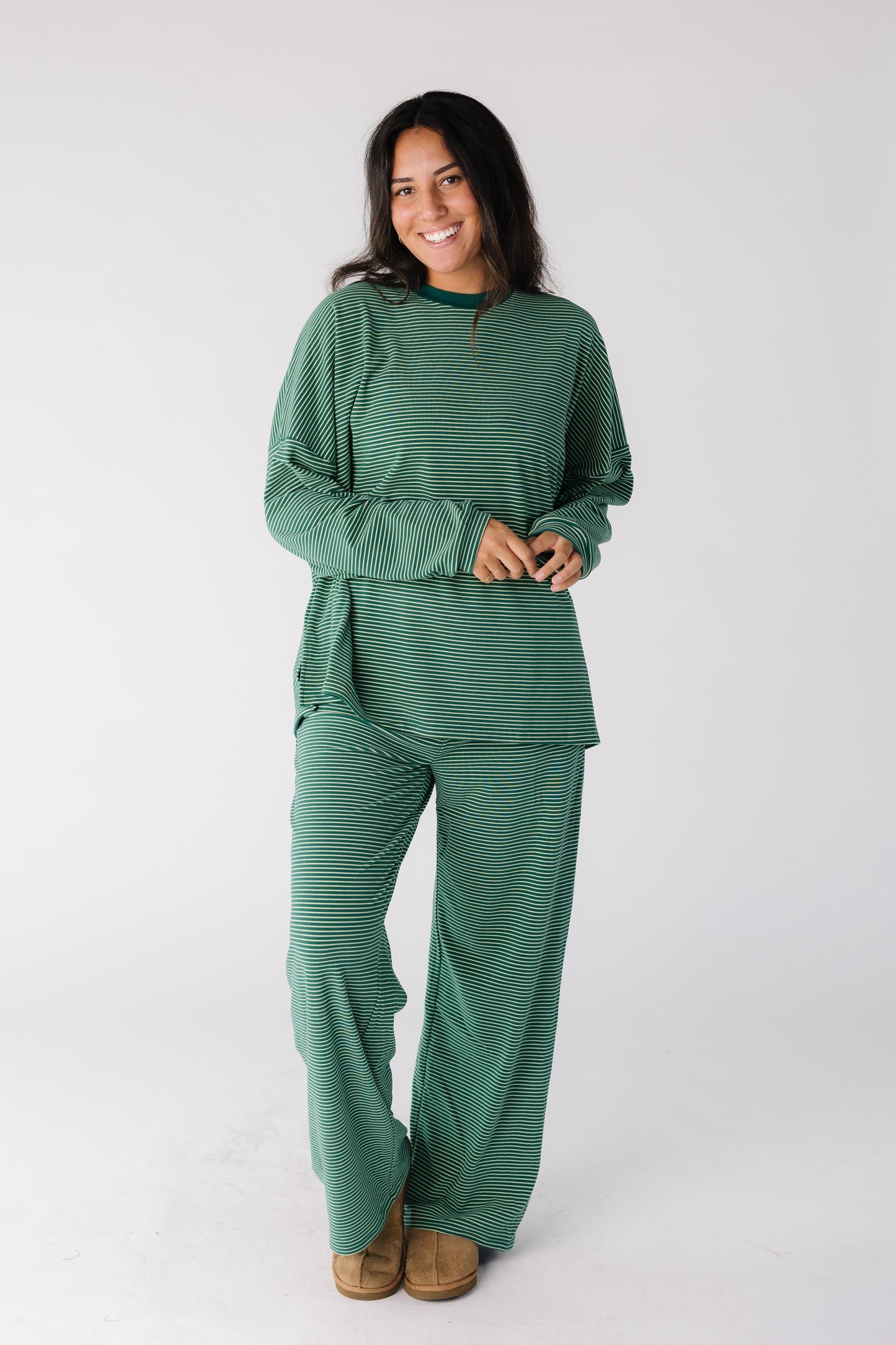 So Soft Lounge Top WOMEN'S TOP Things Between Green S/M