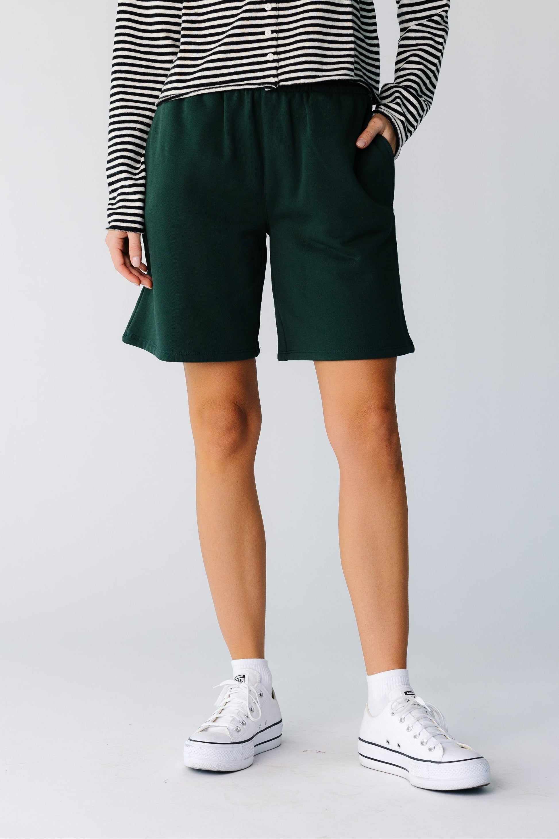 The Sprinter Shorts KID'S SHORTS The Blank Lab Deep Green S