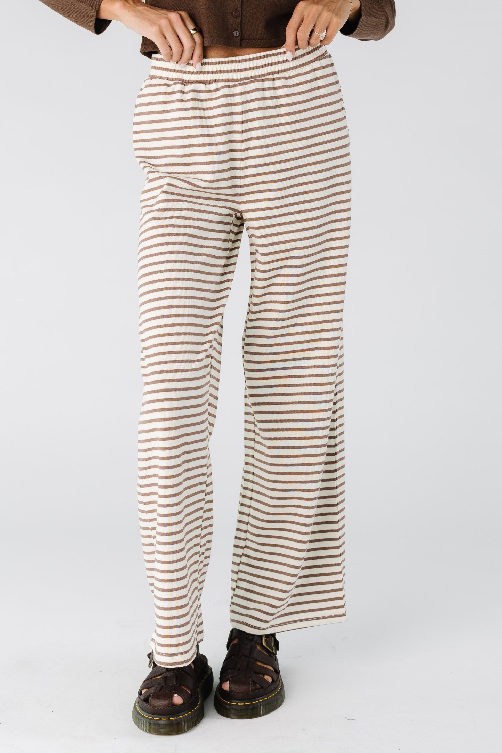 Stripes For Days Pants WOMEN'S PANTS Things Between Ivory Multi S