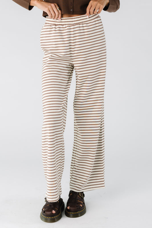 Stripes For Days Pants WOMEN'S PANTS Things Between Ivory Multi S