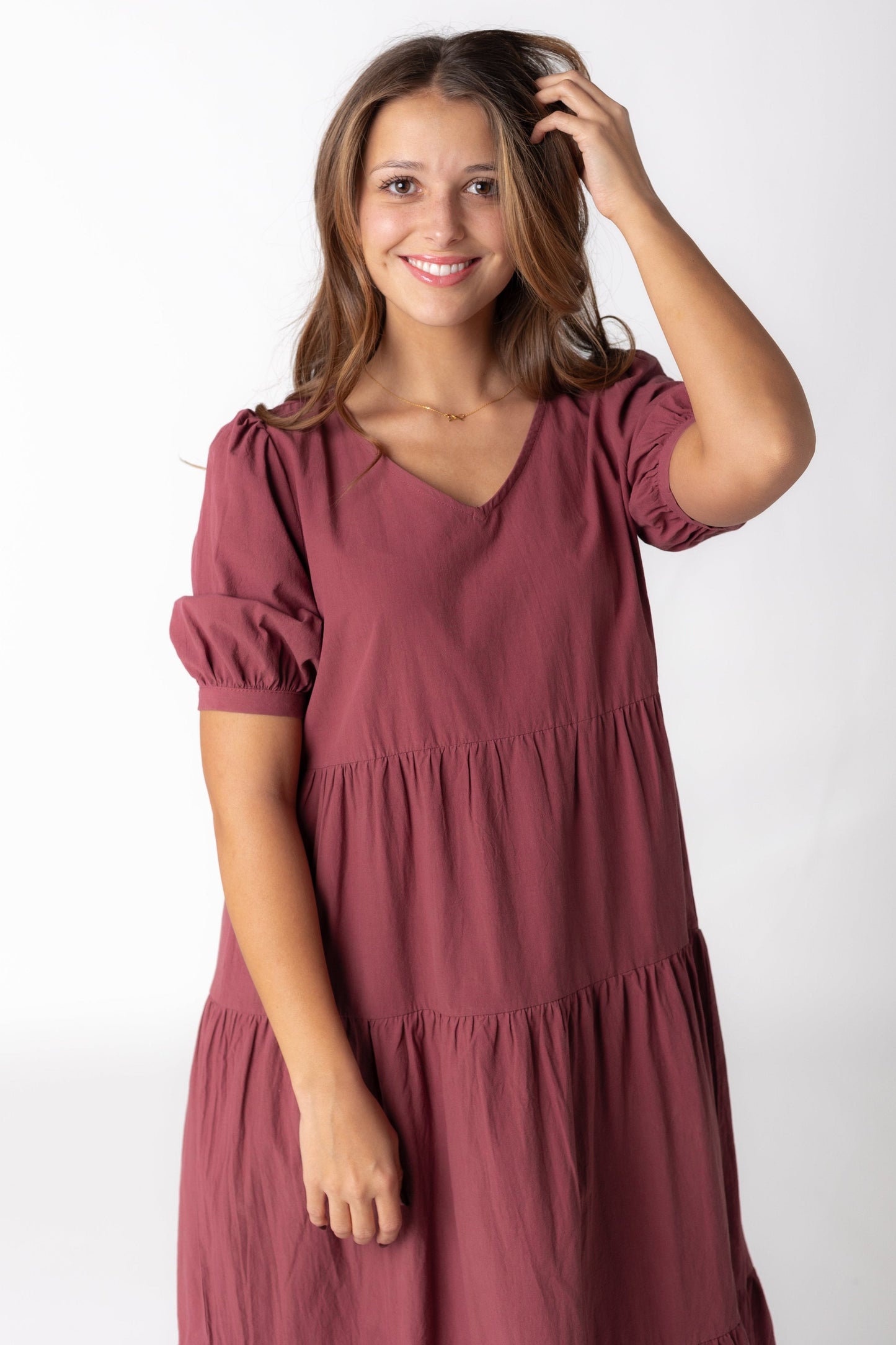 Brass & Roe Jayden V-Neck Dress WOMEN'S DRESS brass & roe