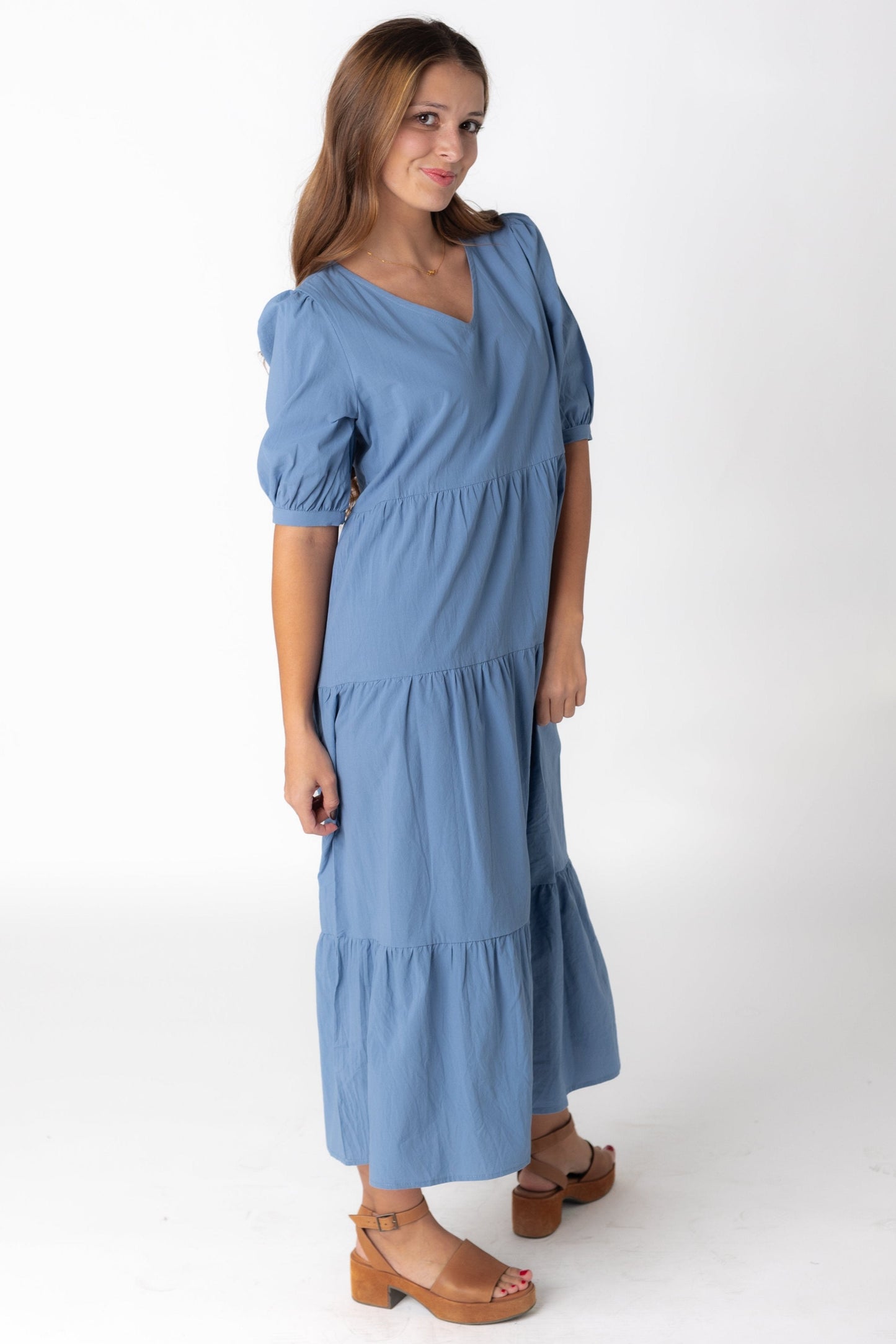 Brass & Roe Jayden V-Neck Dress WOMEN'S DRESS brass & roe