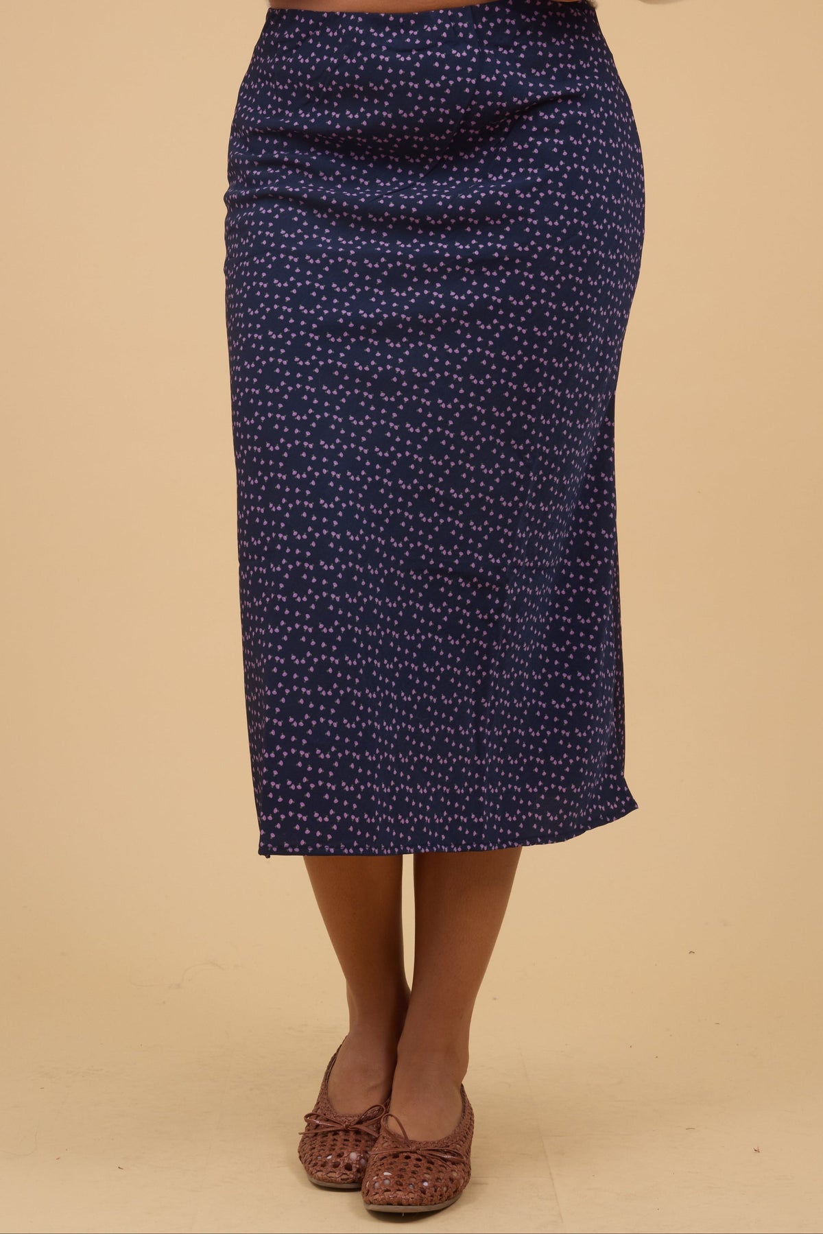 Brass & Roe Ellie Skirt in navy for women and teenage girls.
