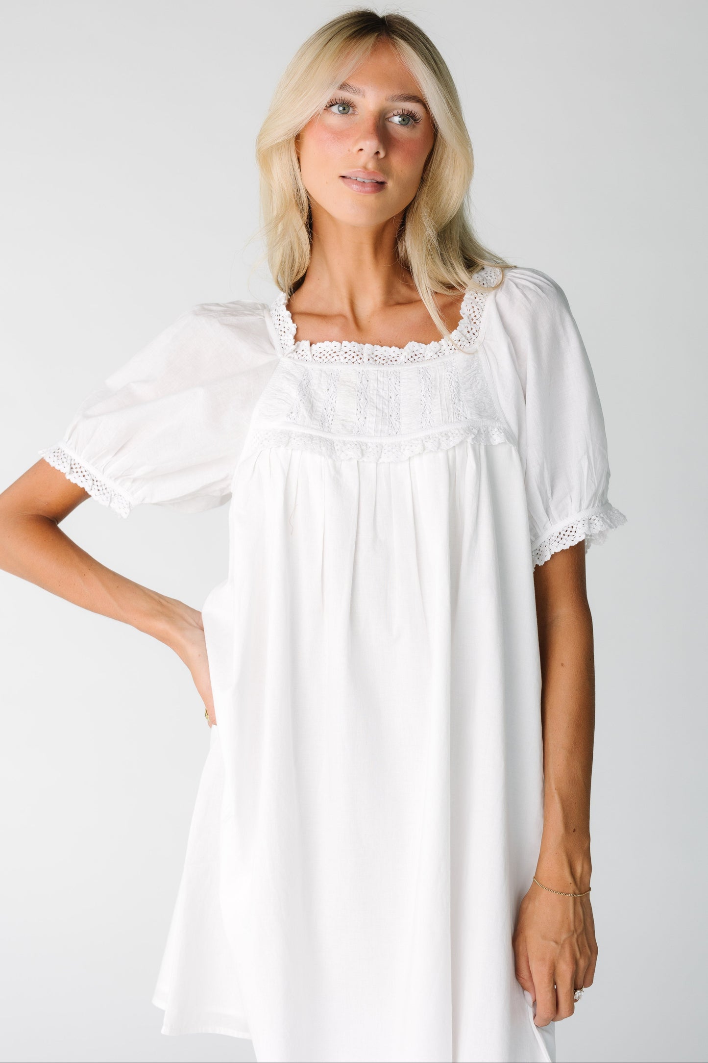 Citrus Eila Delicate Dress for women in white