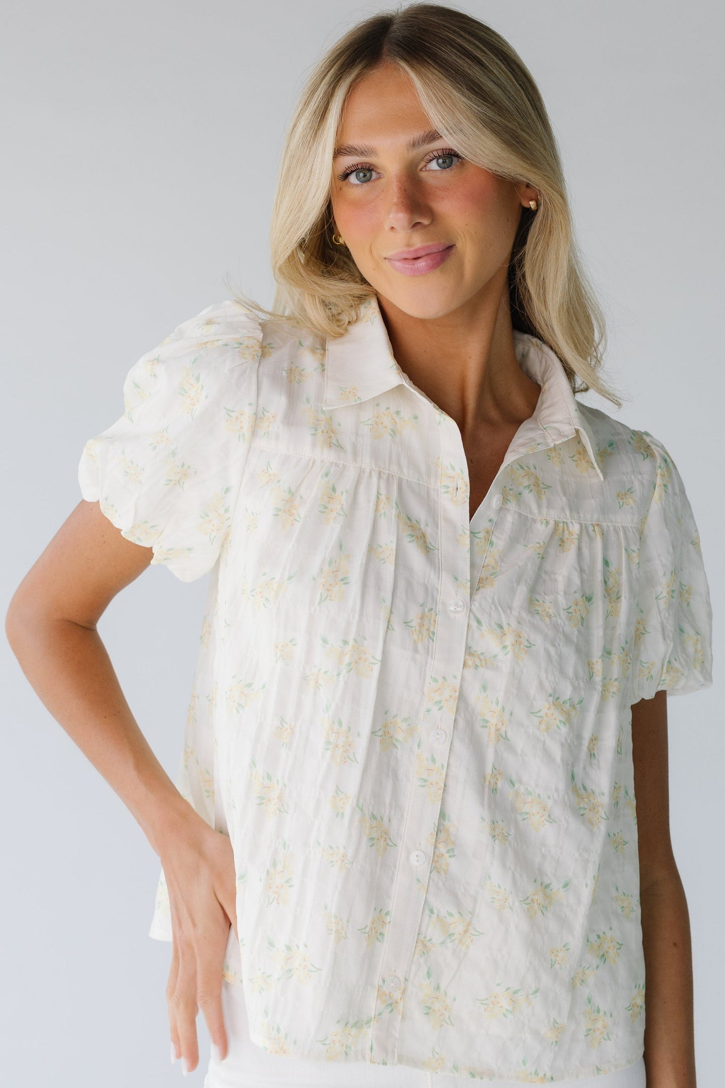 Judy Button Down Blouse WOMEN'S TOP In February