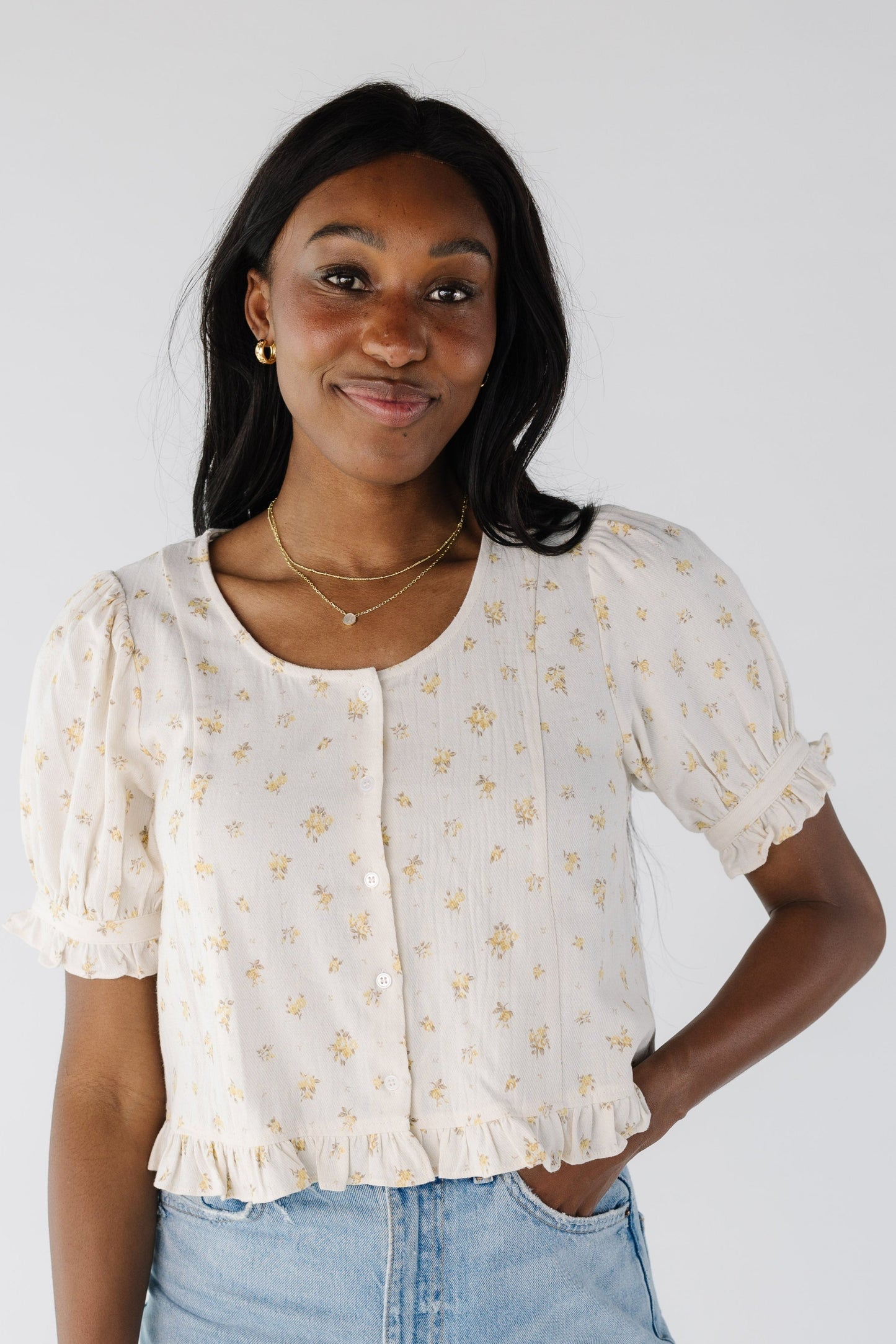 The Ditsy Luna Top WOMEN'S TOP Things Between