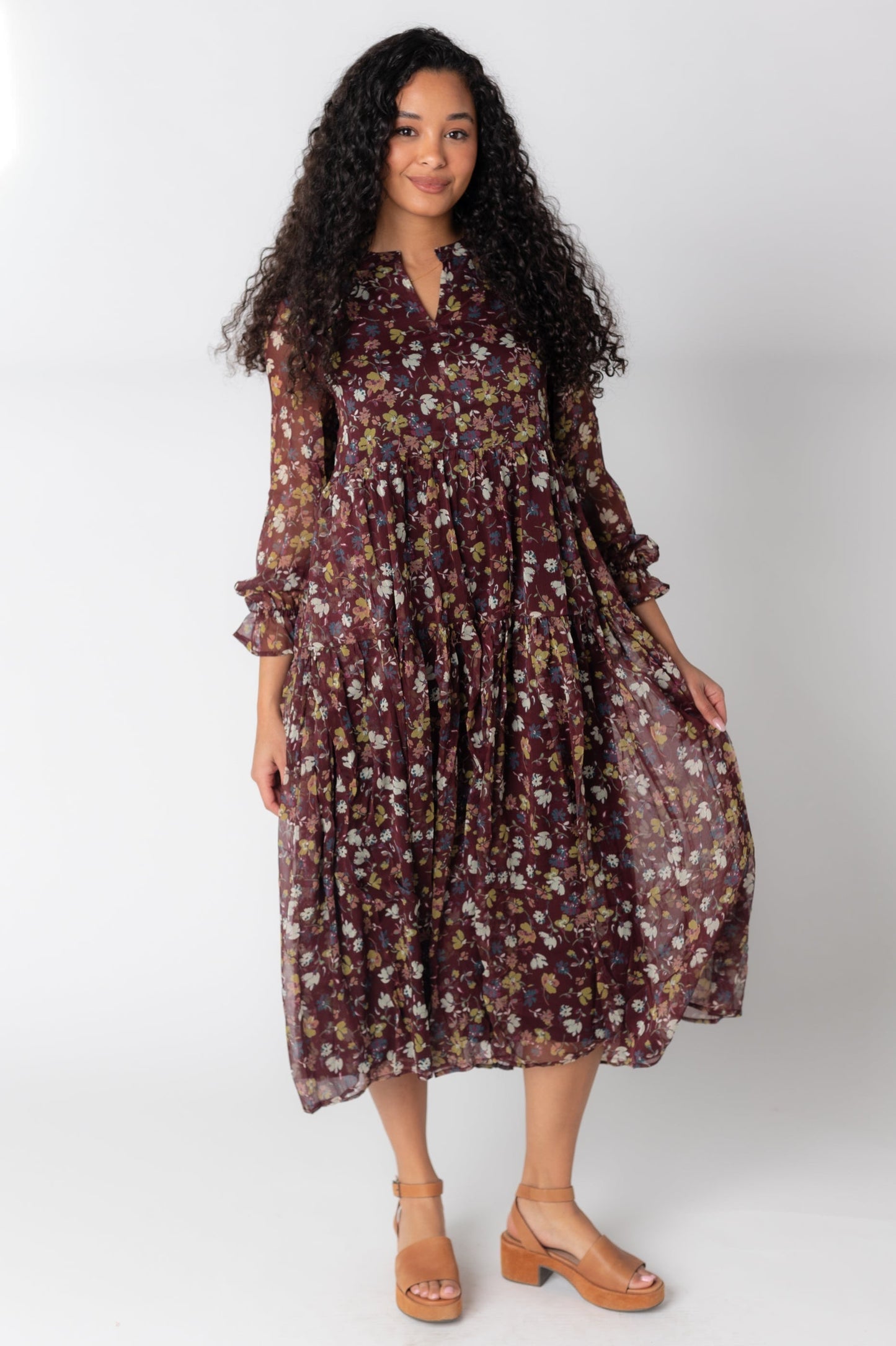 Brass & Roe The Roxi Chiffon Dress WOMEN'S DRESS brass & roe