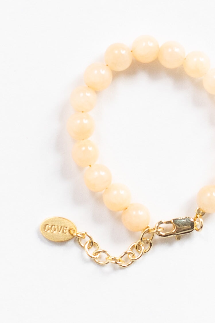 Baby bracelet and child bracelet in a beautiful soft yellow with extra links to adjust size