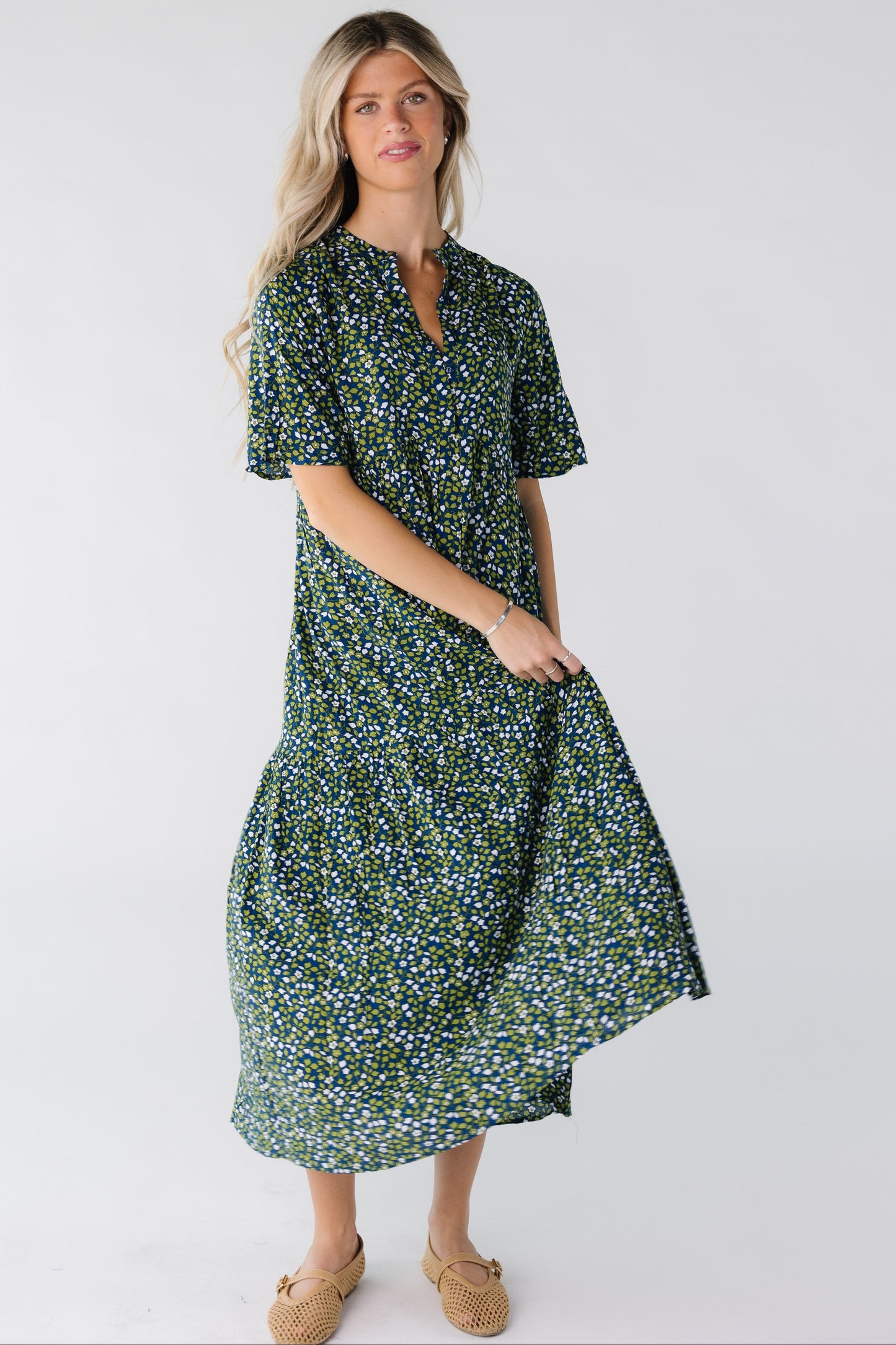 Brass & Roe Pondering Print Dress WOMEN'S DRESS brass & roe