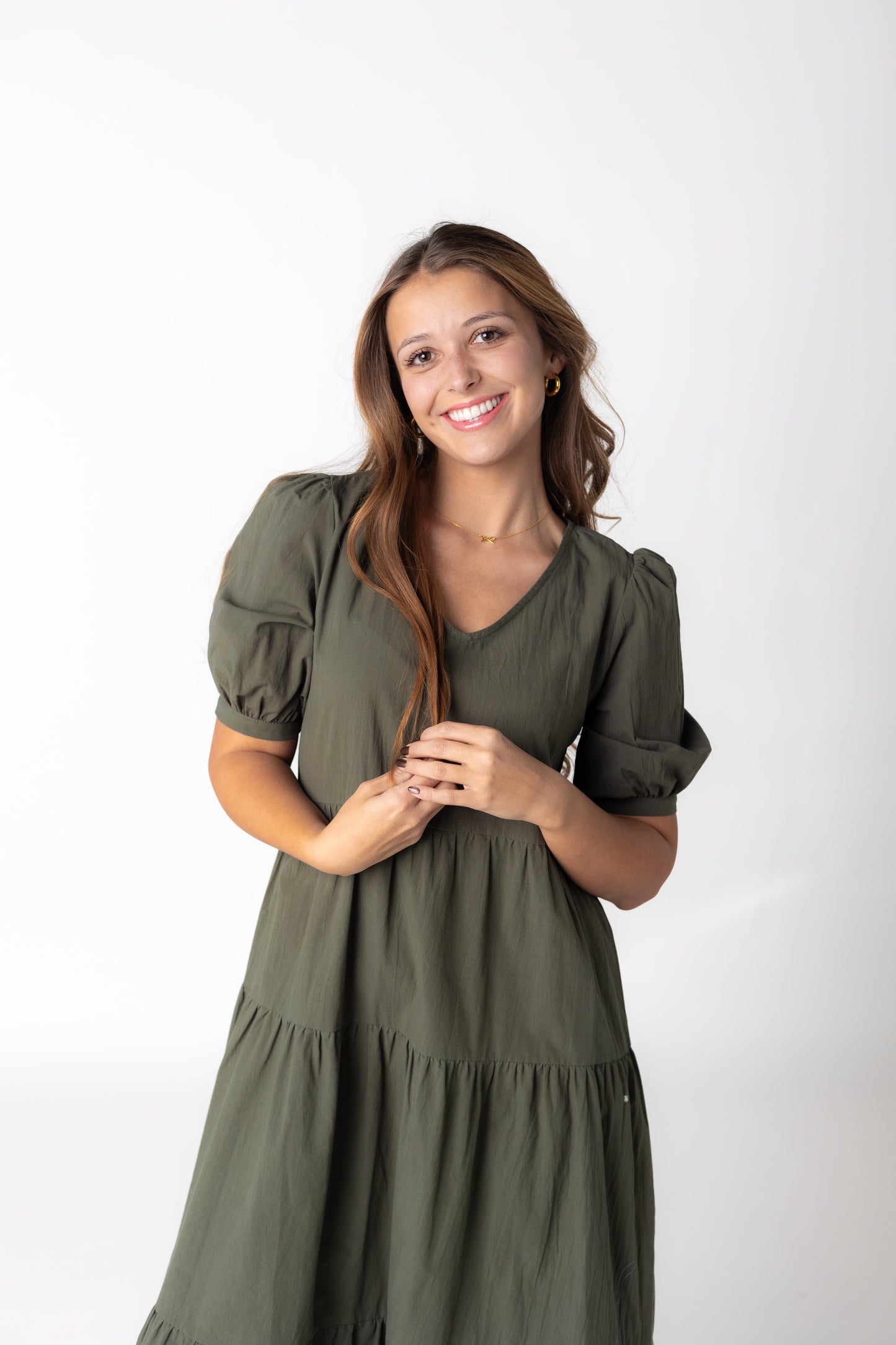 Brass & Roe Jayden V-Neck Dress WOMEN'S DRESS brass & roe