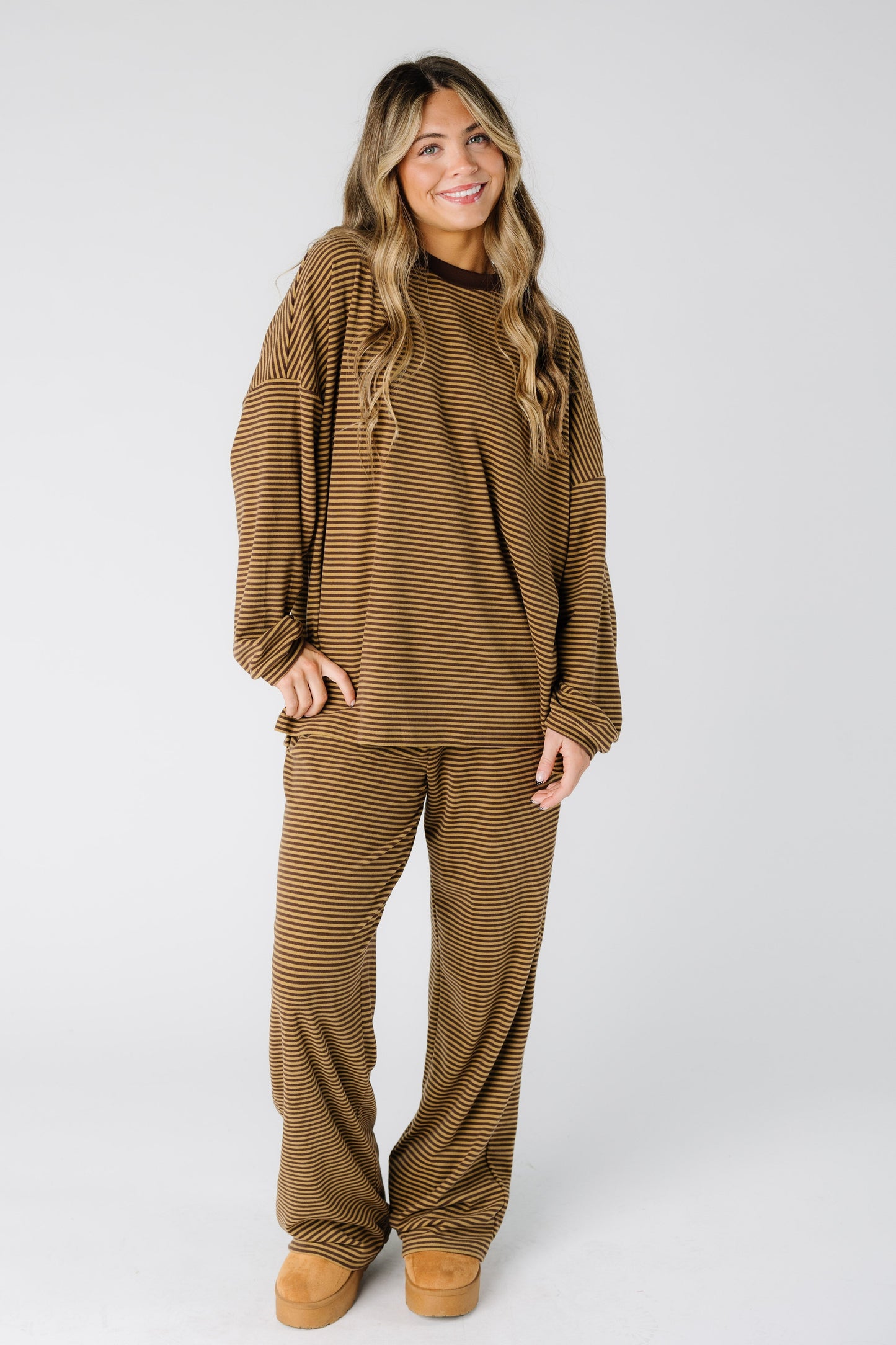 Cutie Everyday Stripe Set Women's Set brass & roe