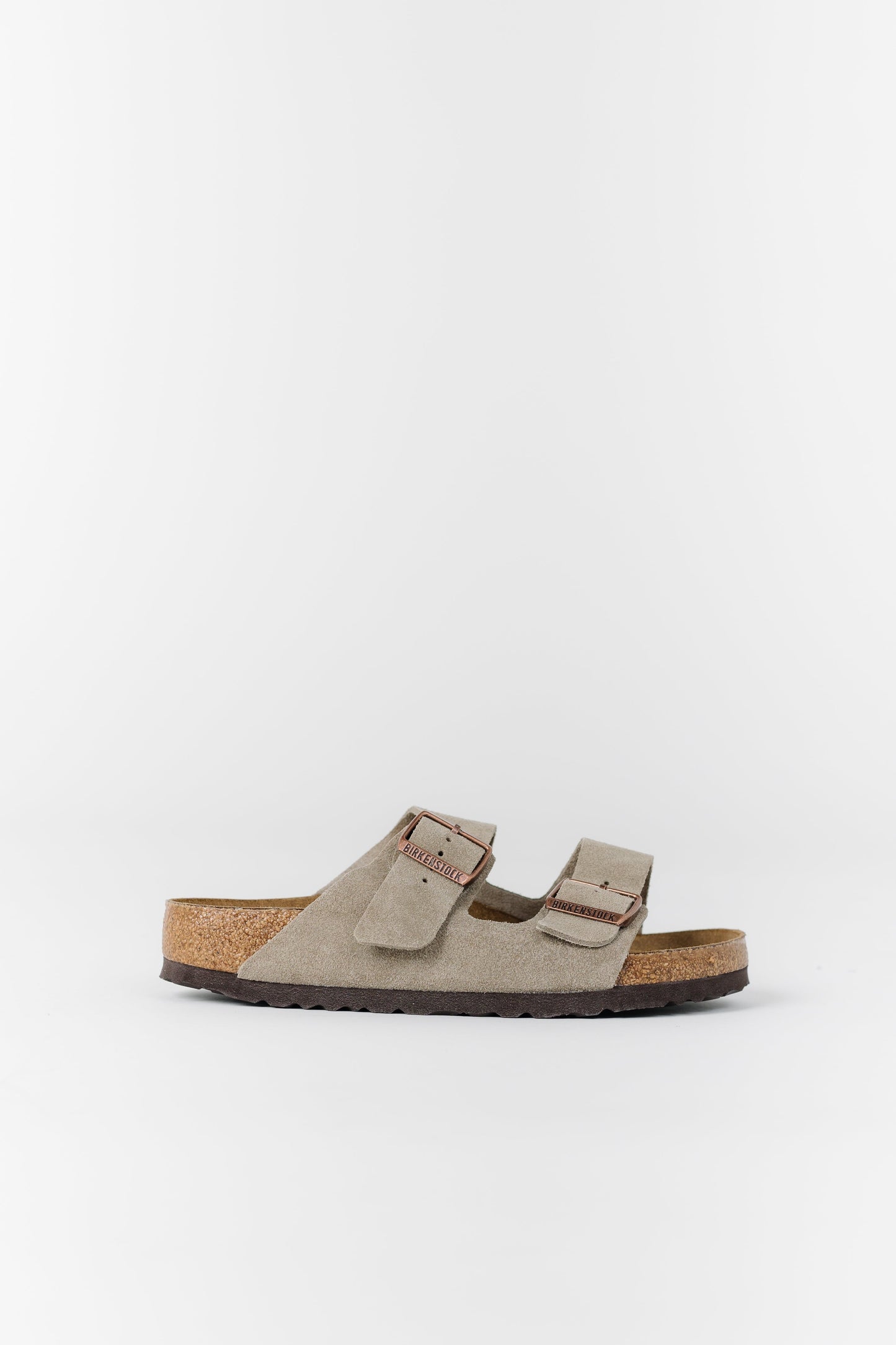 Birkenstock Arizona Taupe Suede Soft/FB WOMEN'S SANDAL Birkenstock