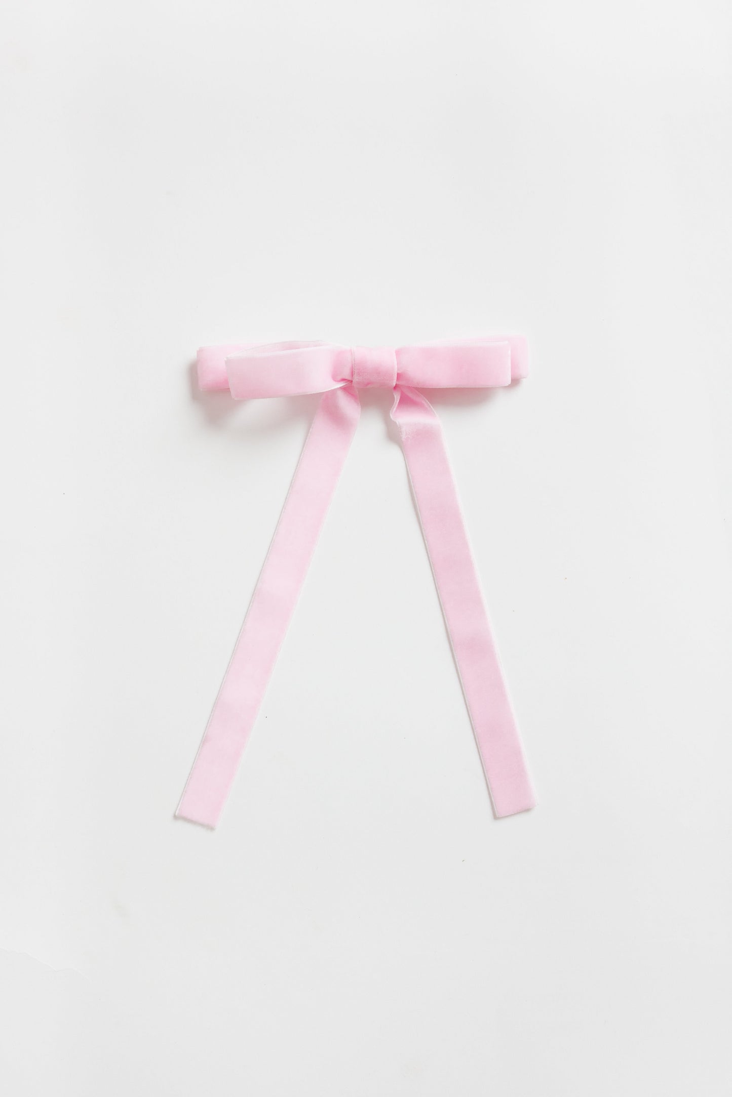 Velvet Hair Bow WOMEN'S HAIR ACCESSORY Cove Accessories Pink 6" wide x 8" long