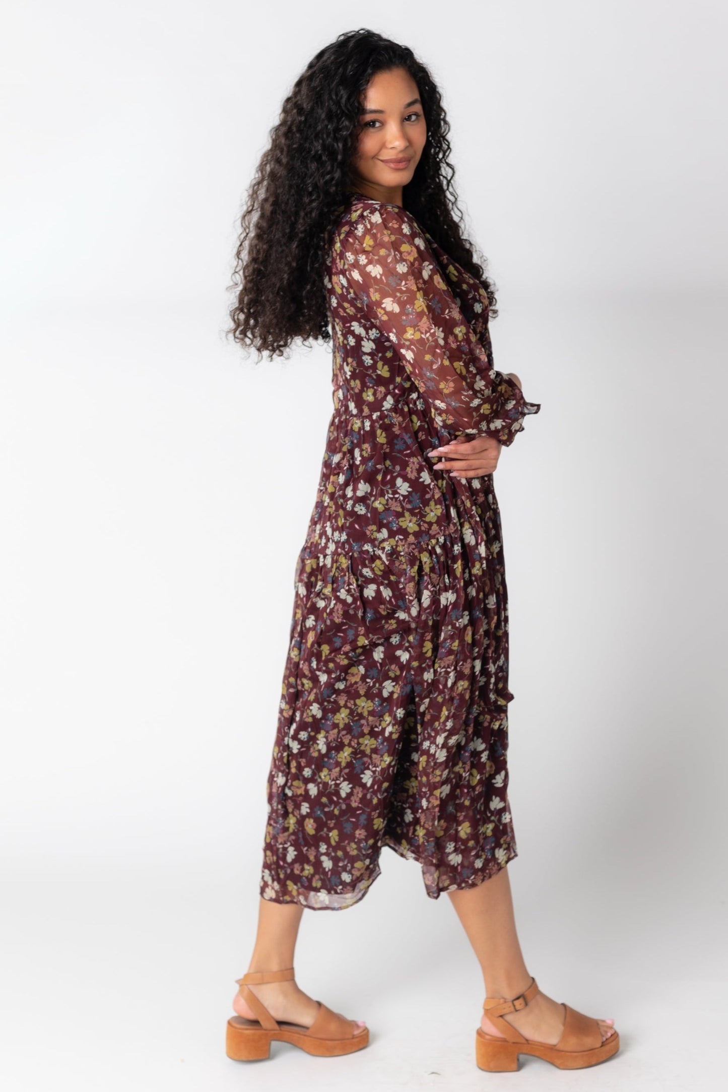 Brass & Roe The Roxi Chiffon Dress WOMEN'S DRESS brass & roe