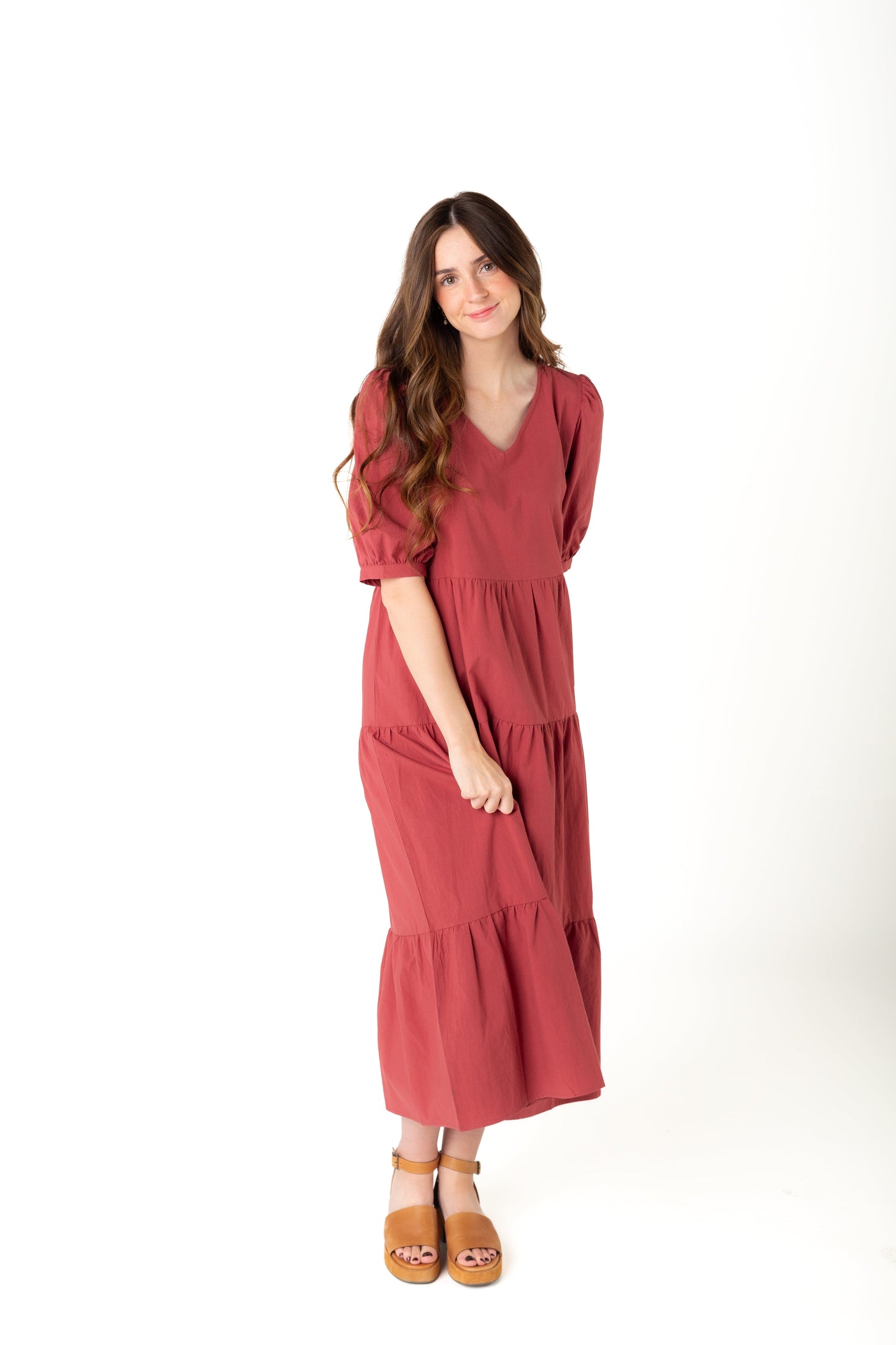 Brass & Roe Jayden V-Neck Dress WOMEN'S DRESS brass & roe