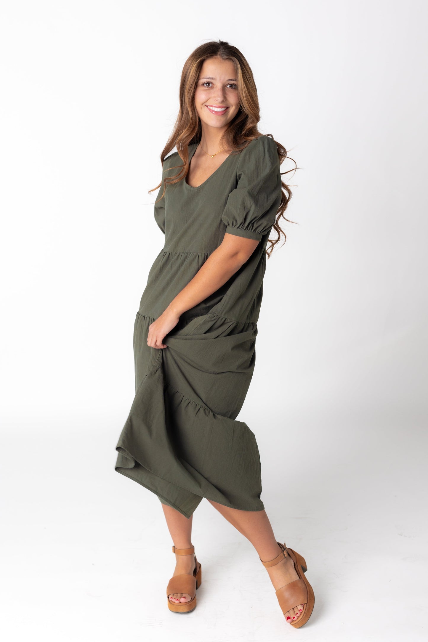 Brass & Roe Jayden V-Neck Dress WOMEN'S DRESS brass & roe
