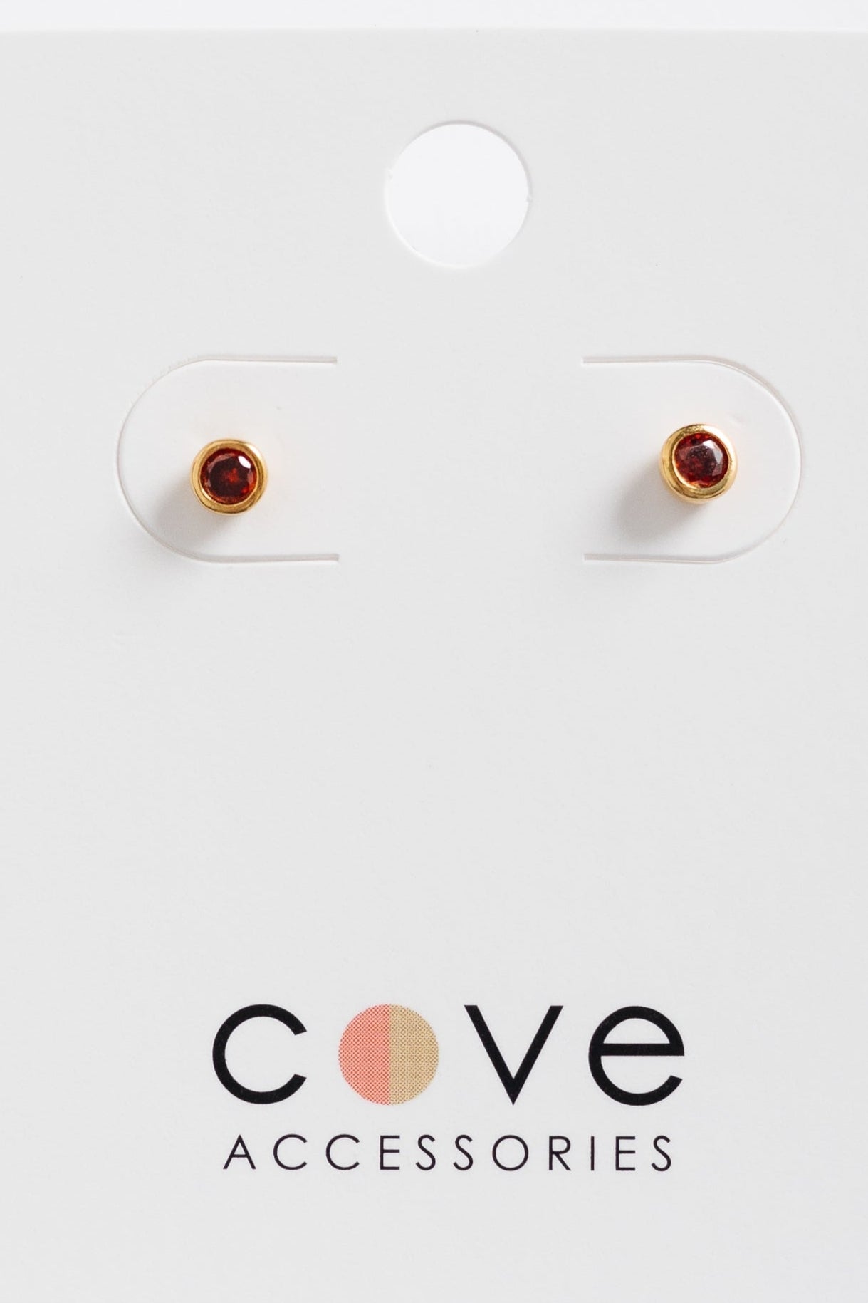 Cove Petite Stud Birthstone Earring WOMEN'S EARINGS Cove Accessories January OS