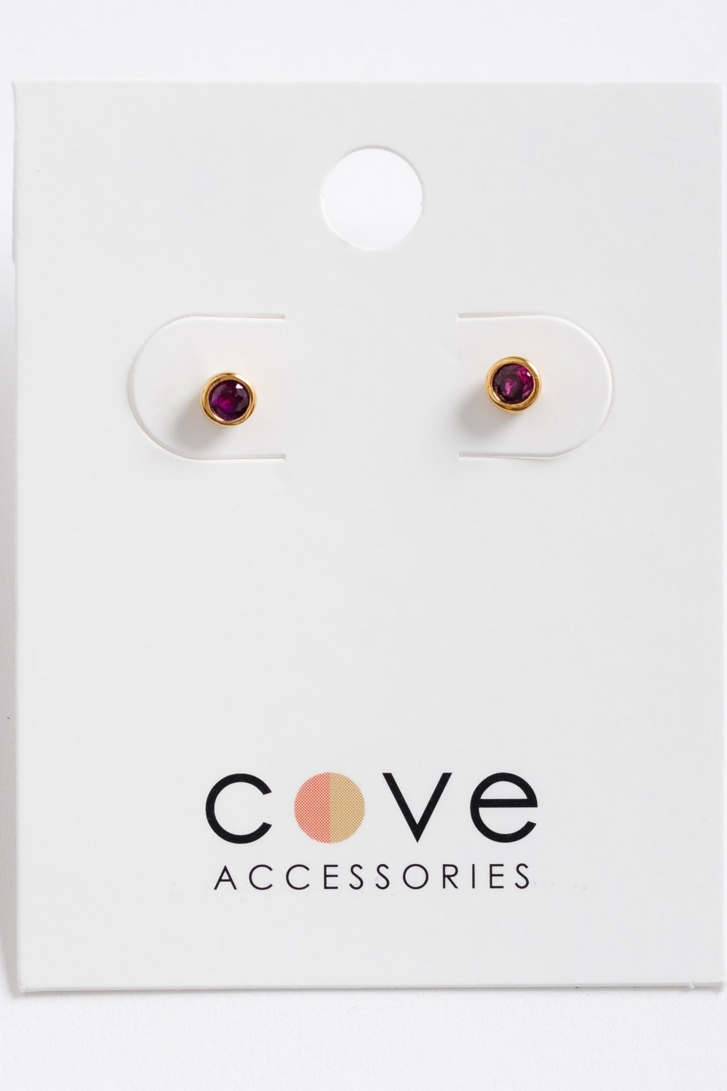 Cove Petite Stud Birthstone Earring WOMEN'S EARINGS Cove Accessories July OS