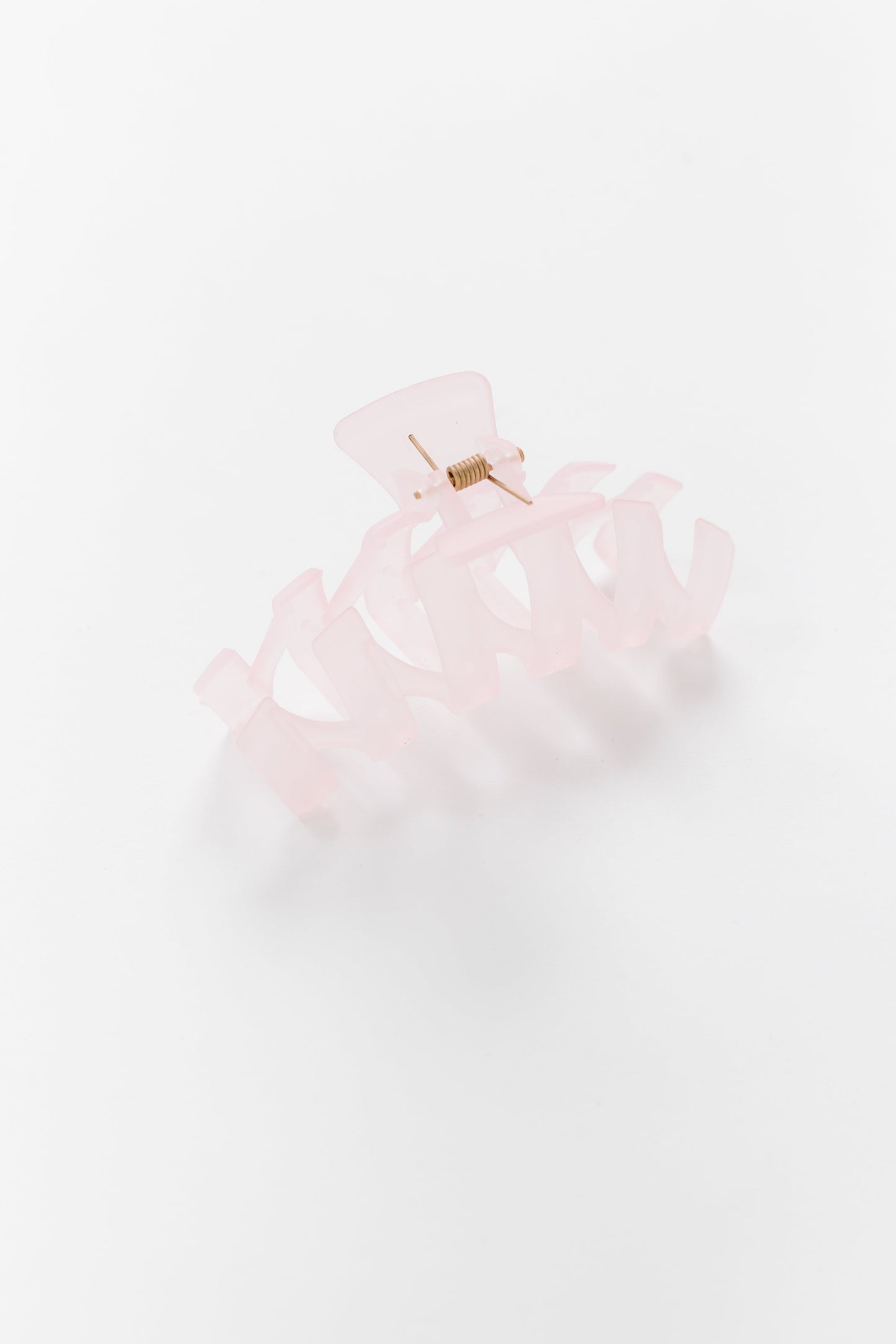 Cove Scallop Hair Claw WOMEN'S HAIR ACCESSORY Cove Accessories Frosted Pink 4.5 inch