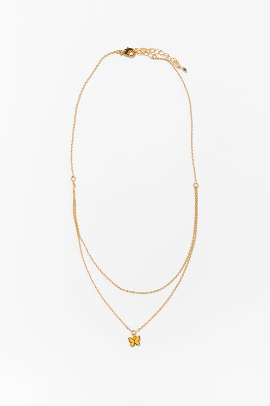 Cove Necklace Dainty Butterfly Gold WOMEN'S NECKLACE Cove Accessories