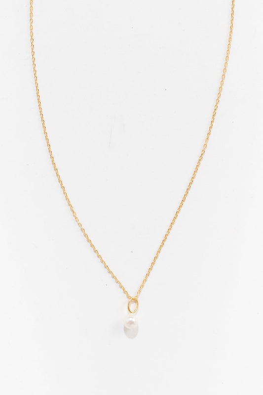 Cove Necklace Dressed Up Pearl Gold WOMEN'S NECKLACE Cove Accessories