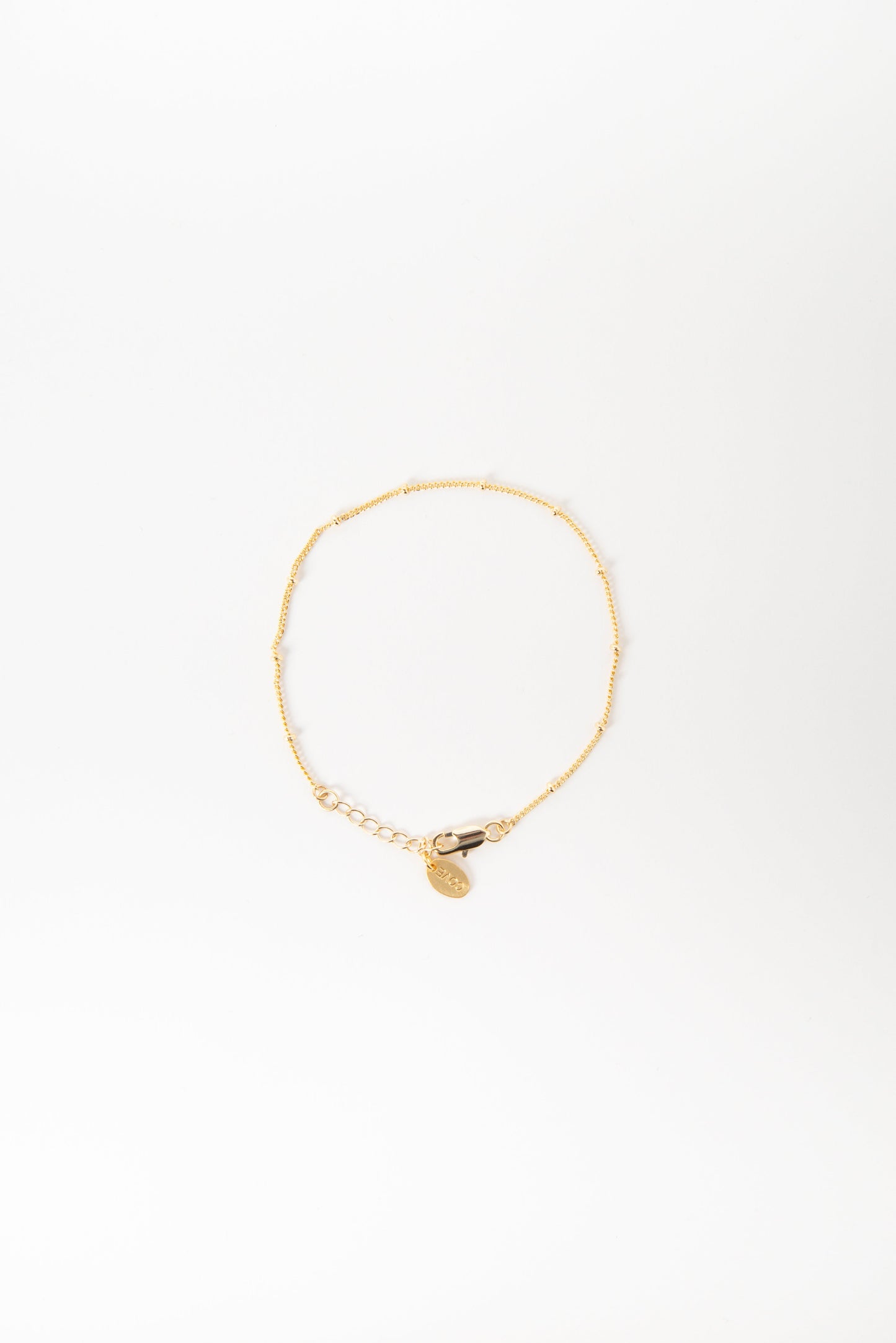 Mom and me gold plated bracelet