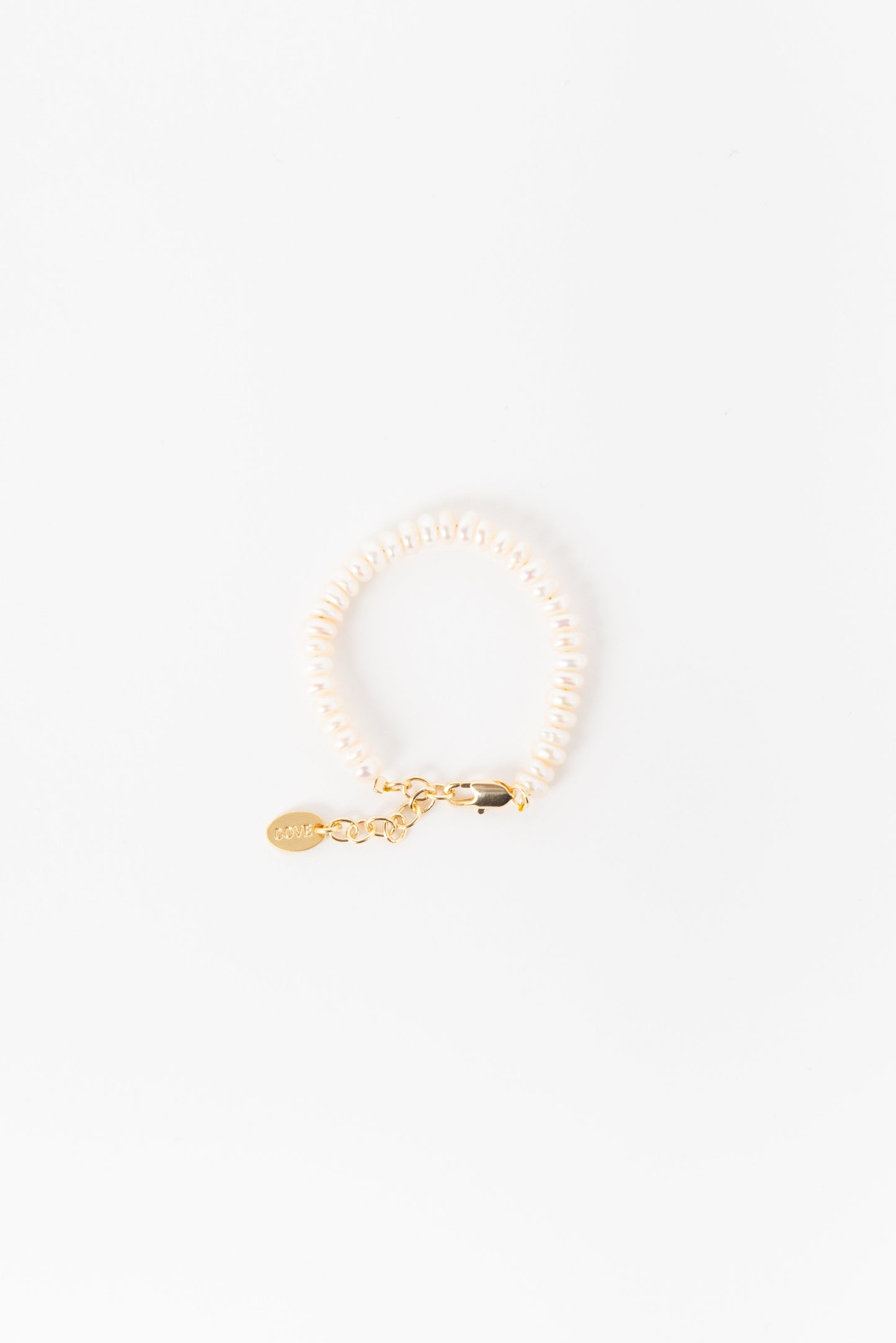 Baby and matching child size pearlized bracelet