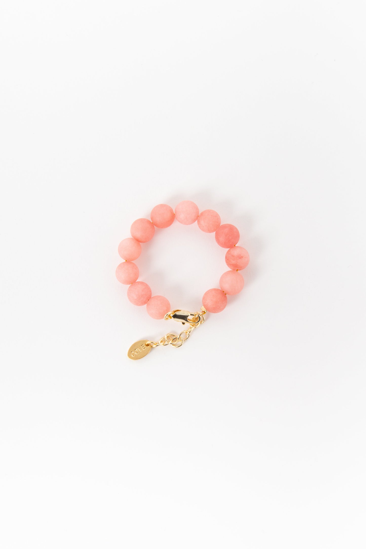 Pink bead baby bracelet