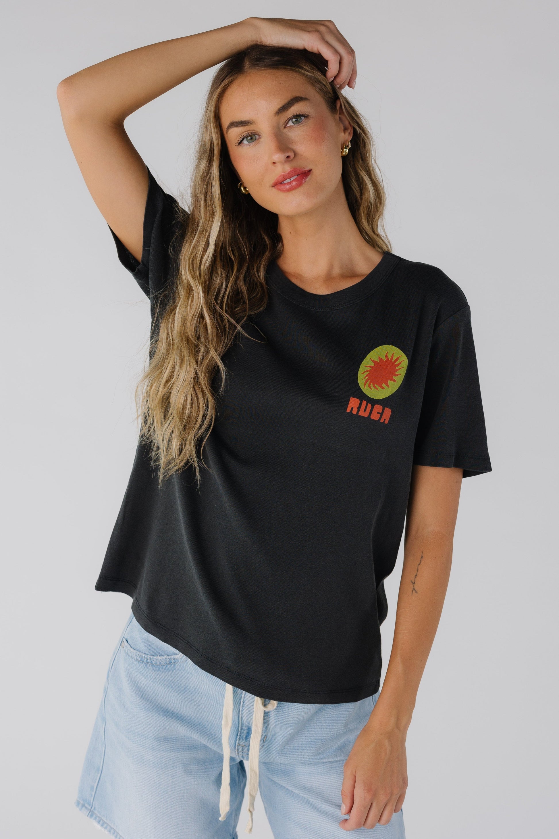 RVCA Daily Tee WOMEN'S T-SHIRT RVCA WAA XS