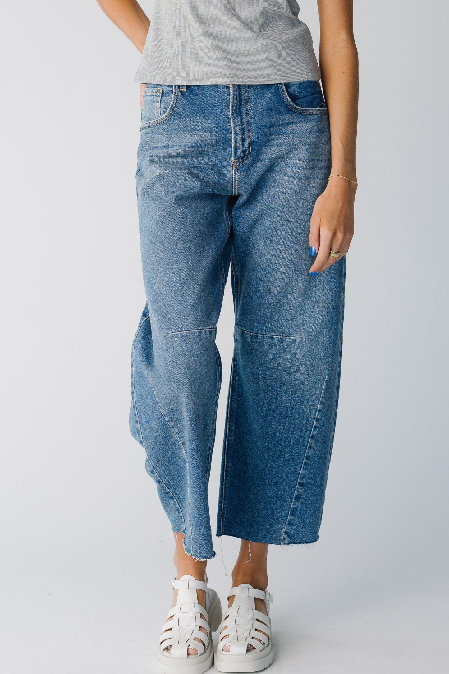 Lexie Barrel Jean WOMEN'S JEANS Just Panmaco Inc.