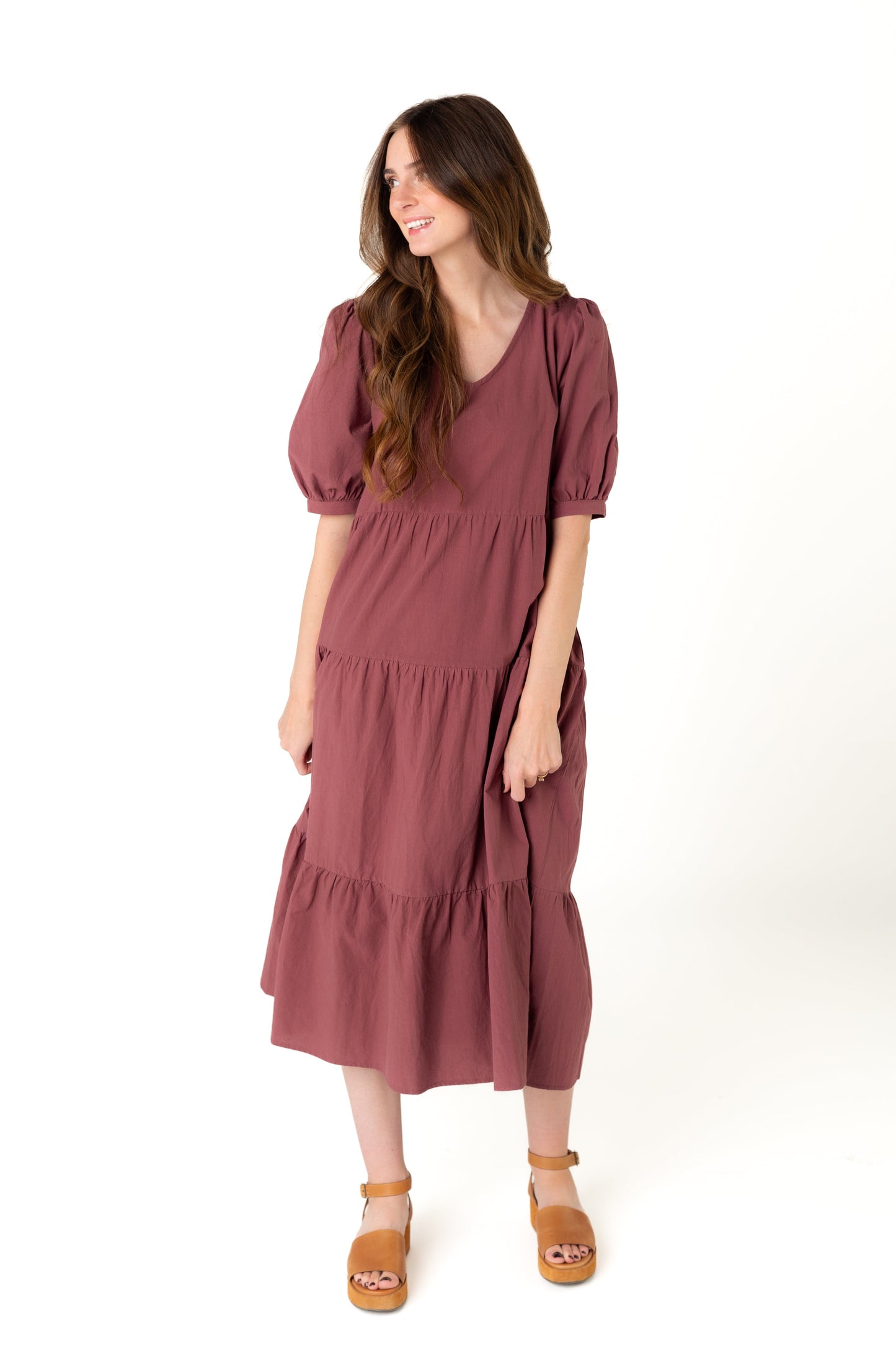 Brass & Roe Jayden V-Neck Dress WOMEN'S DRESS brass & roe