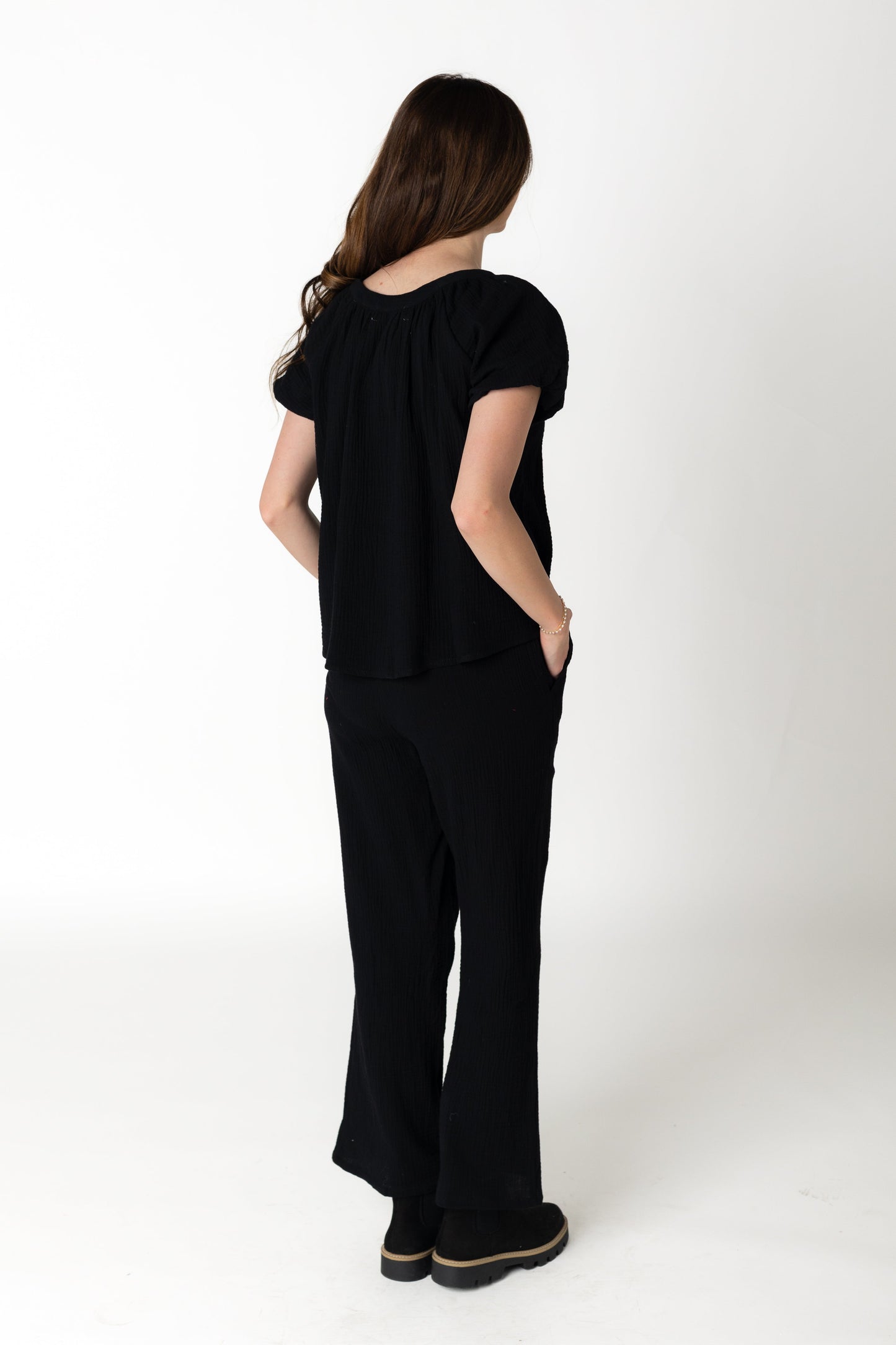 Brass & Roe Gauze Drawstring Pants WOMEN'S PANTS brass & roe