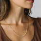 Cove Delicate Pearl Paperclip Necklace WOMEN'S NECKLACE Cove Accessories 