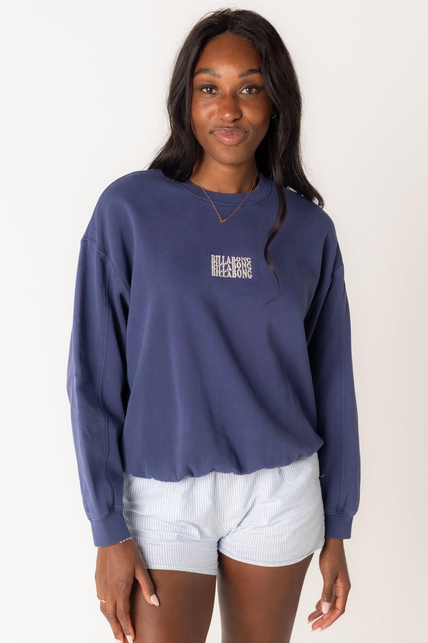 Billabong Palmin Kendal Crewneck Sweatshirt for women in navy ABJFT00456