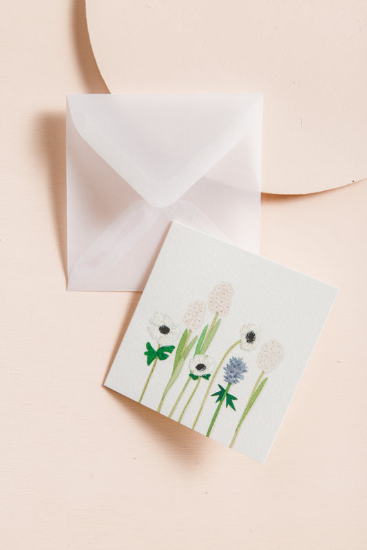Stems - White Gift Card CARDS Karen Adams 