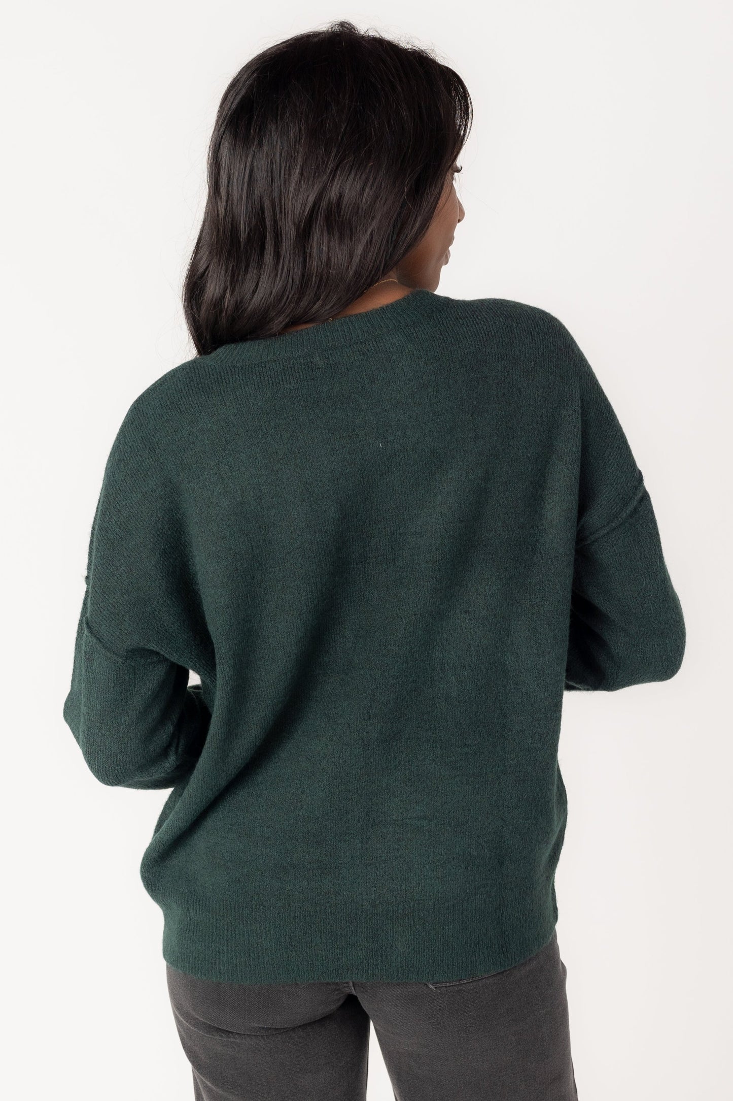 Good Looks Crewneck Sweater WOMEN'S SWEATERS Blu Pepper