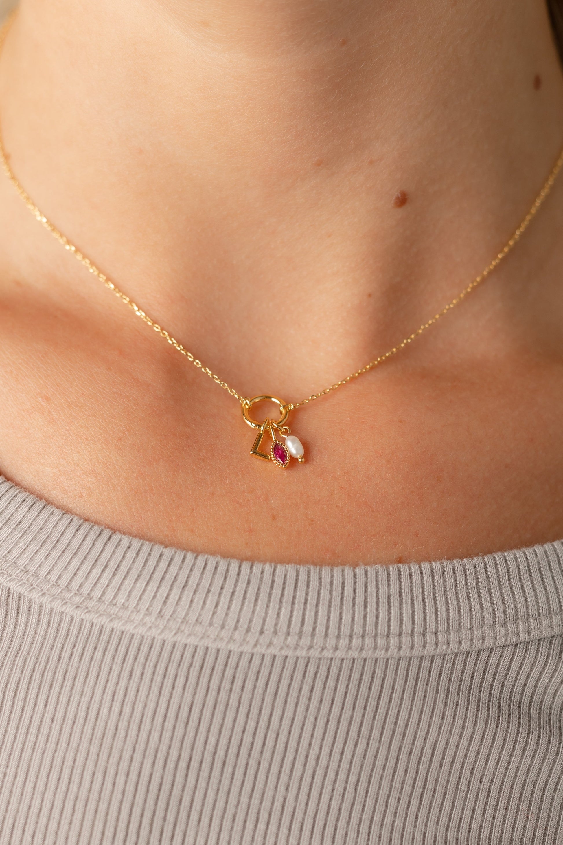 Cove Charm Holder Necklace WOMEN'S NECKLACE Cove Accessories