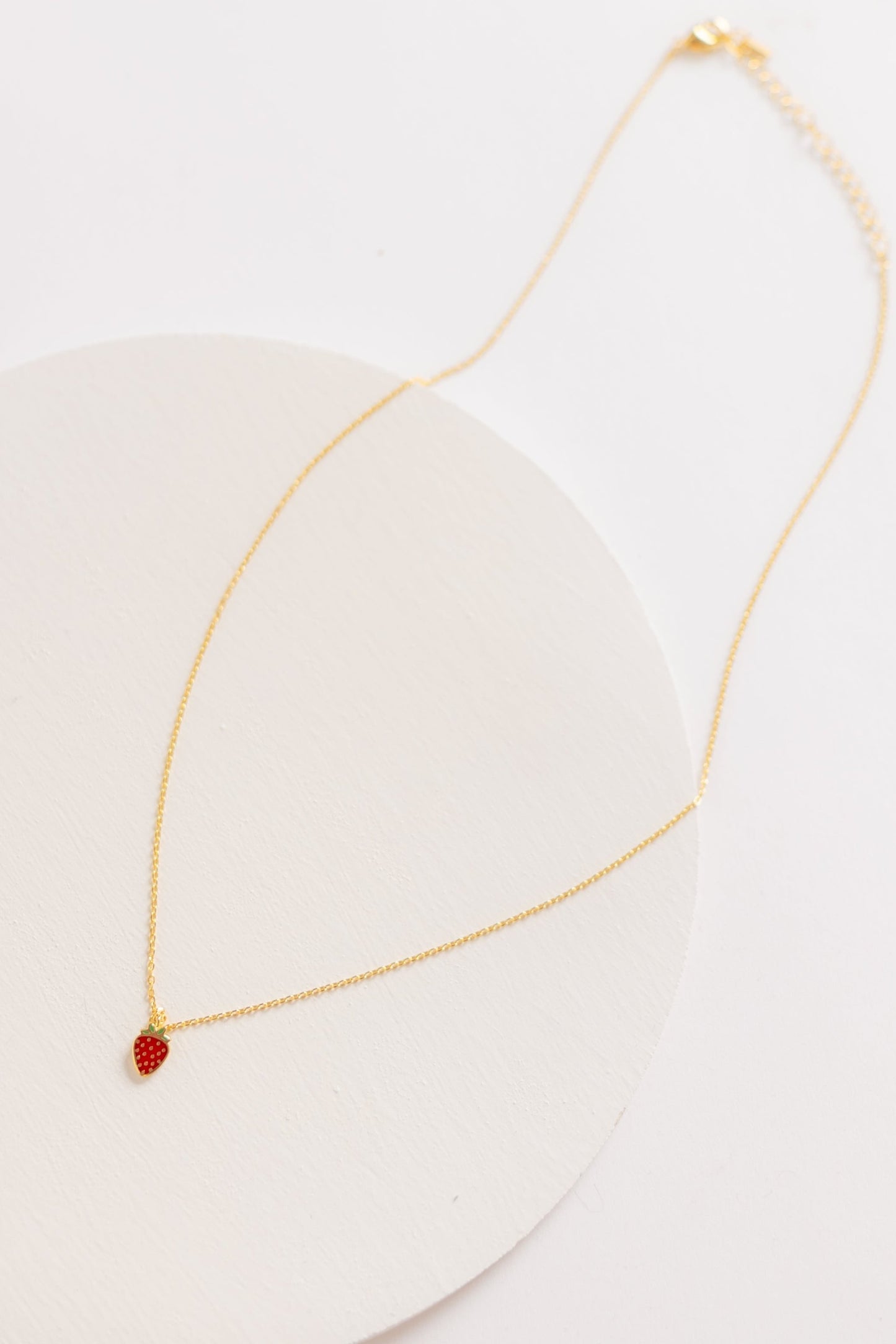Cove Strawberry Necklace WOMEN'S NECKLACE Cove Accessories