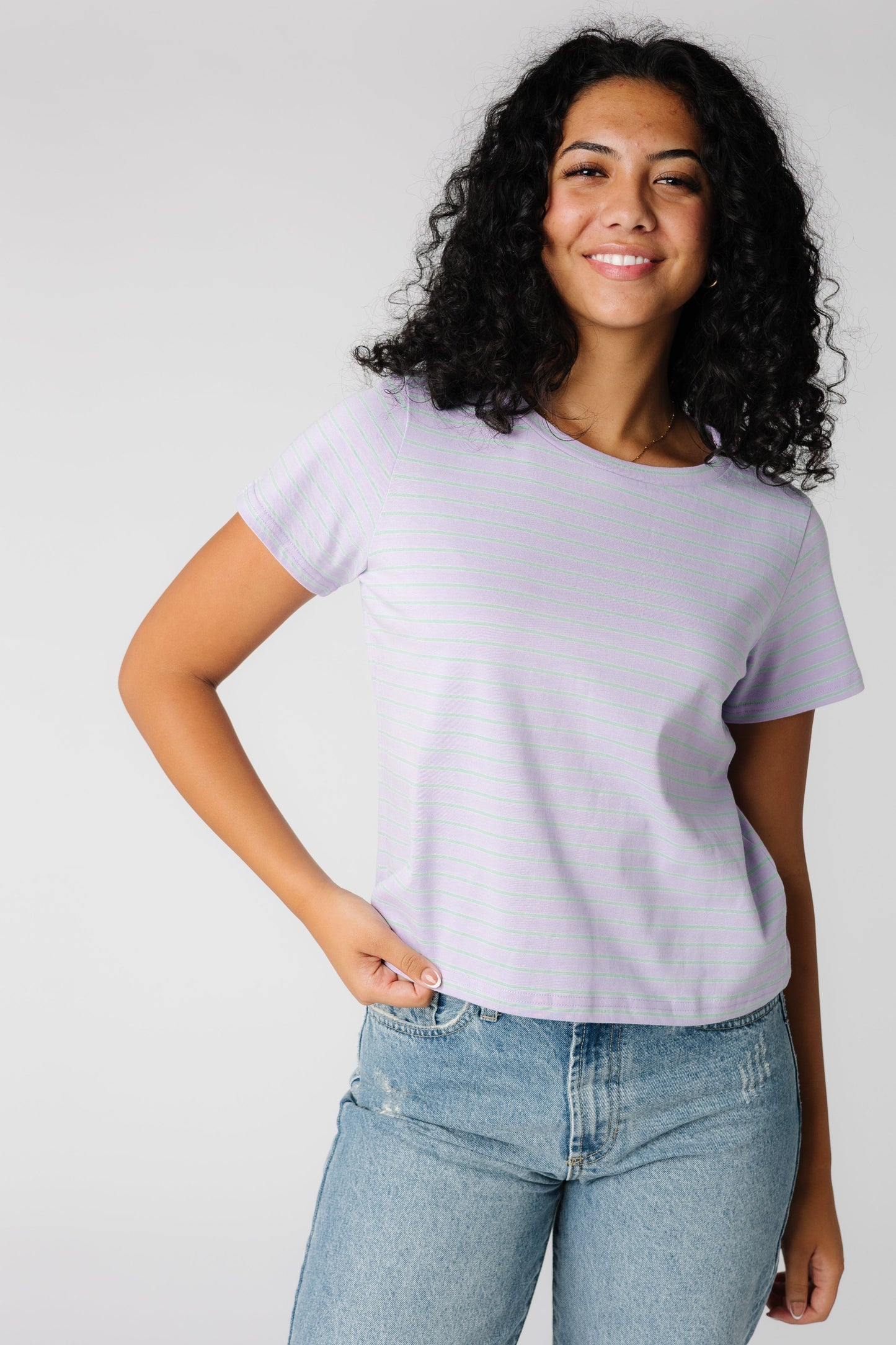Brass & Roe Essential Stripe Tee WOMEN'S T-SHIRT brass & roe
