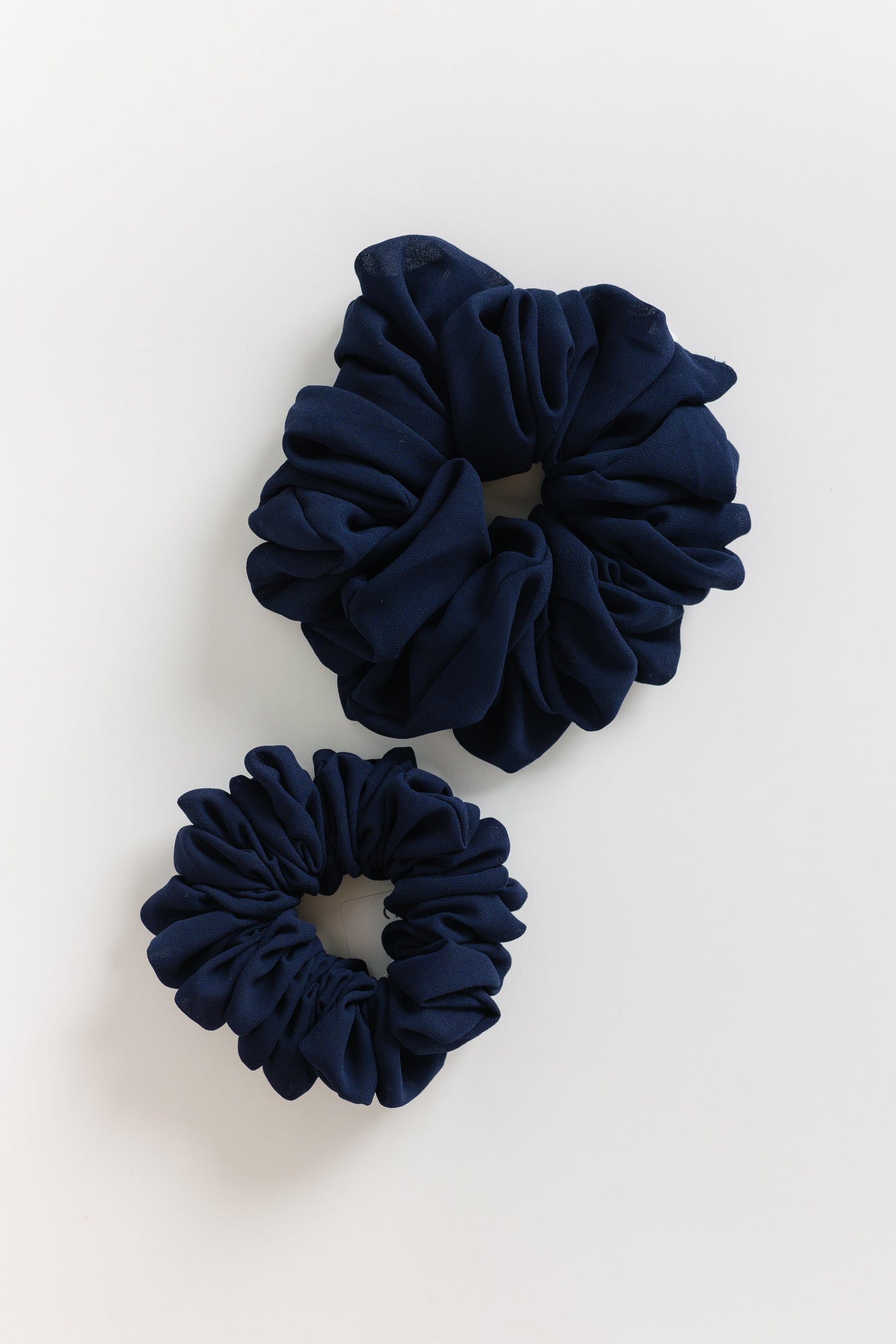 Cove Chiffon Scrunchie WOMEN'S HAIR ACCESSORY Cove Accessories Navy 12cm 