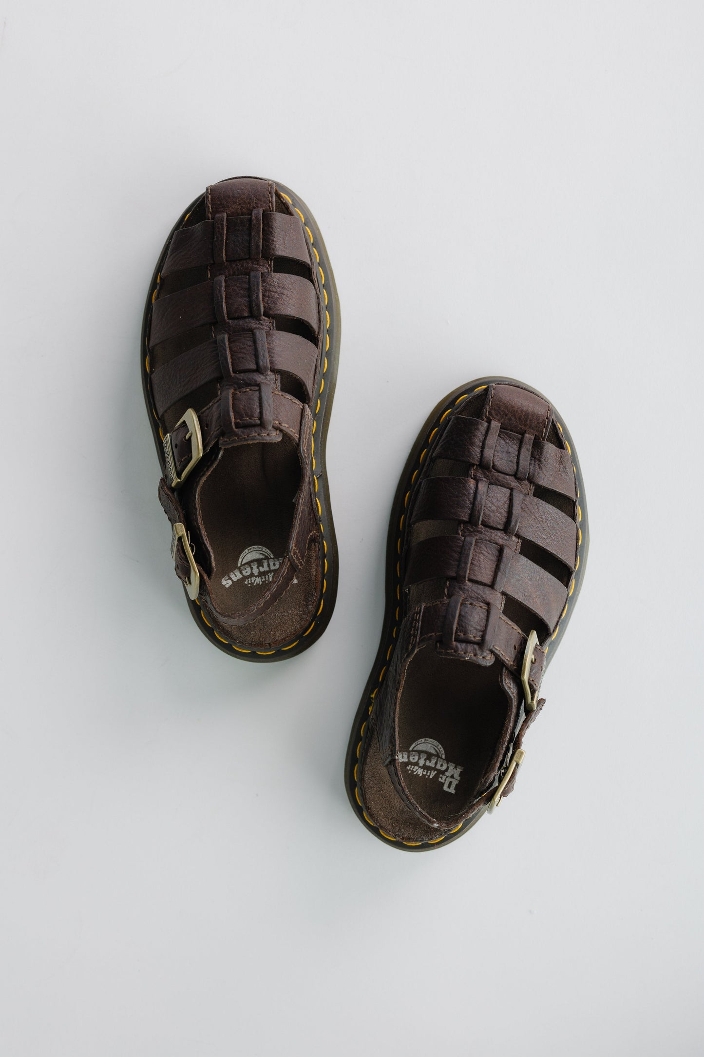 Dr Martens Wrenlie Dark Brown Grizzly WOMEN'S SHOES Dr Martens