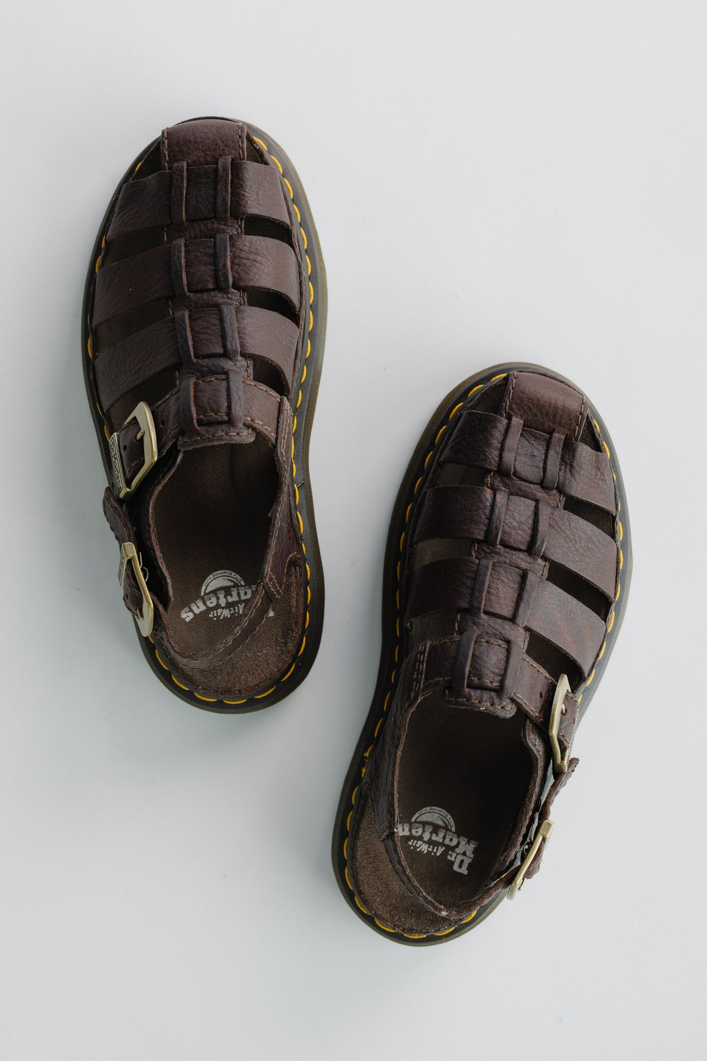 Dr Martens Wrenlie Dark Brown Grizzly WOMEN'S SHOES Dr Martens