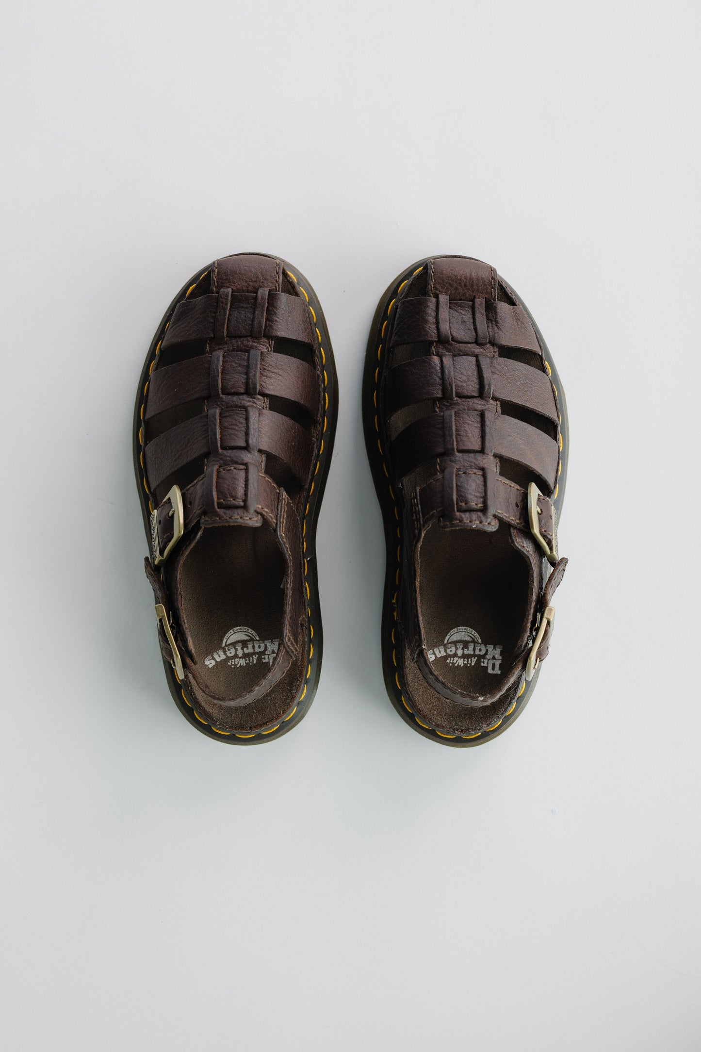 Dr Martens Wrenlie Dark Brown Grizzly WOMEN'S SHOES Dr Martens Dark Brown 4