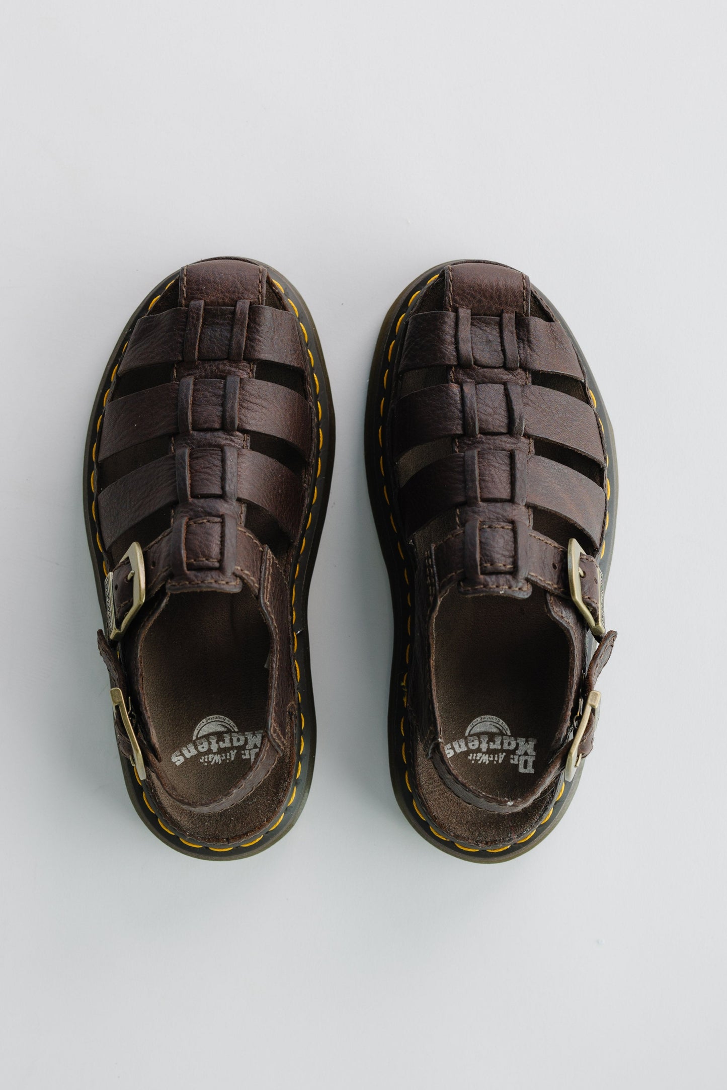 Dr Martens Wrenlie Dark Brown Grizzly WOMEN'S SHOES Dr Martens Dark Brown 4